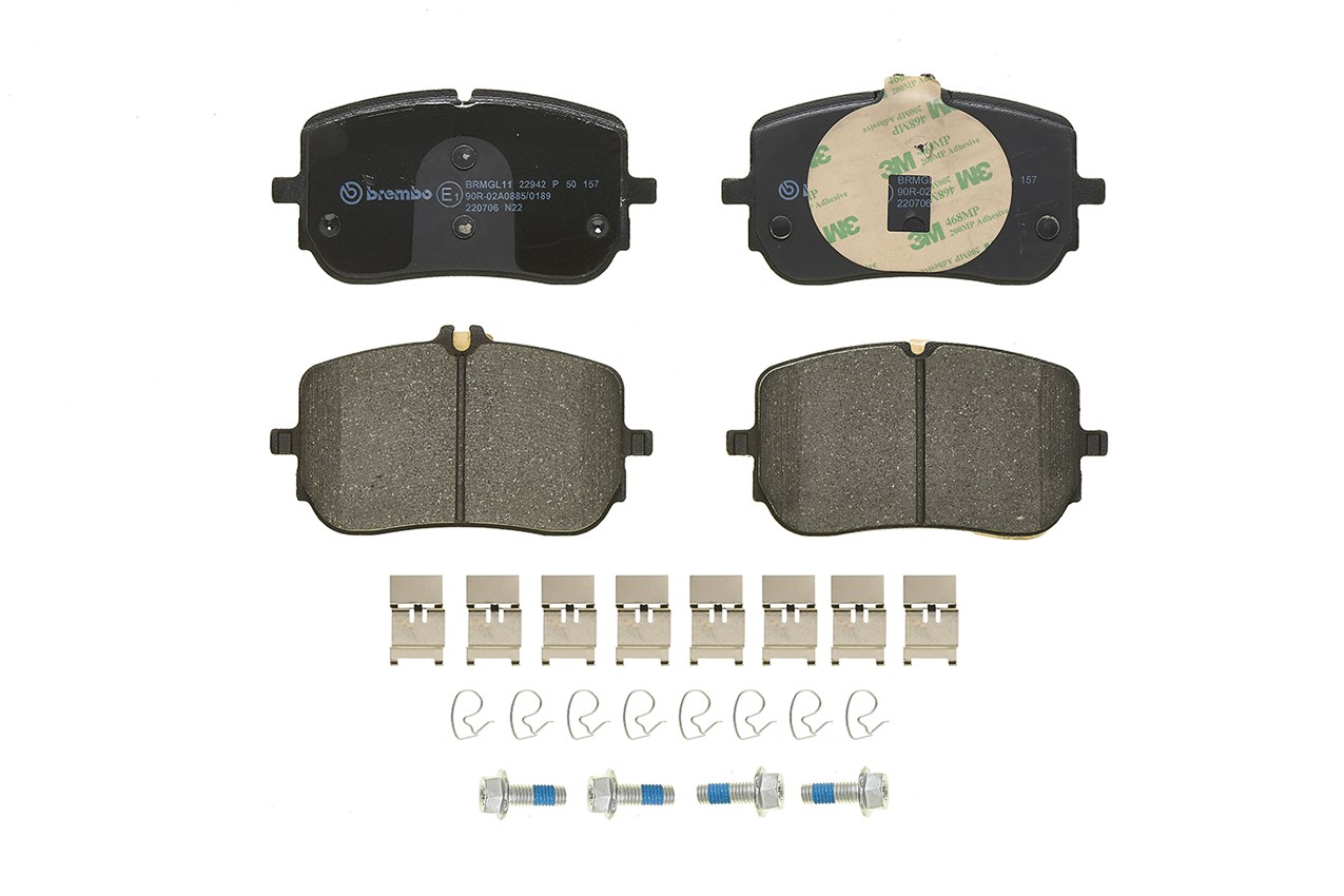 BREMBO Bremseklodser p50157 for MERCEDES-BENZ (BBDC) MERCEDES-BENZ