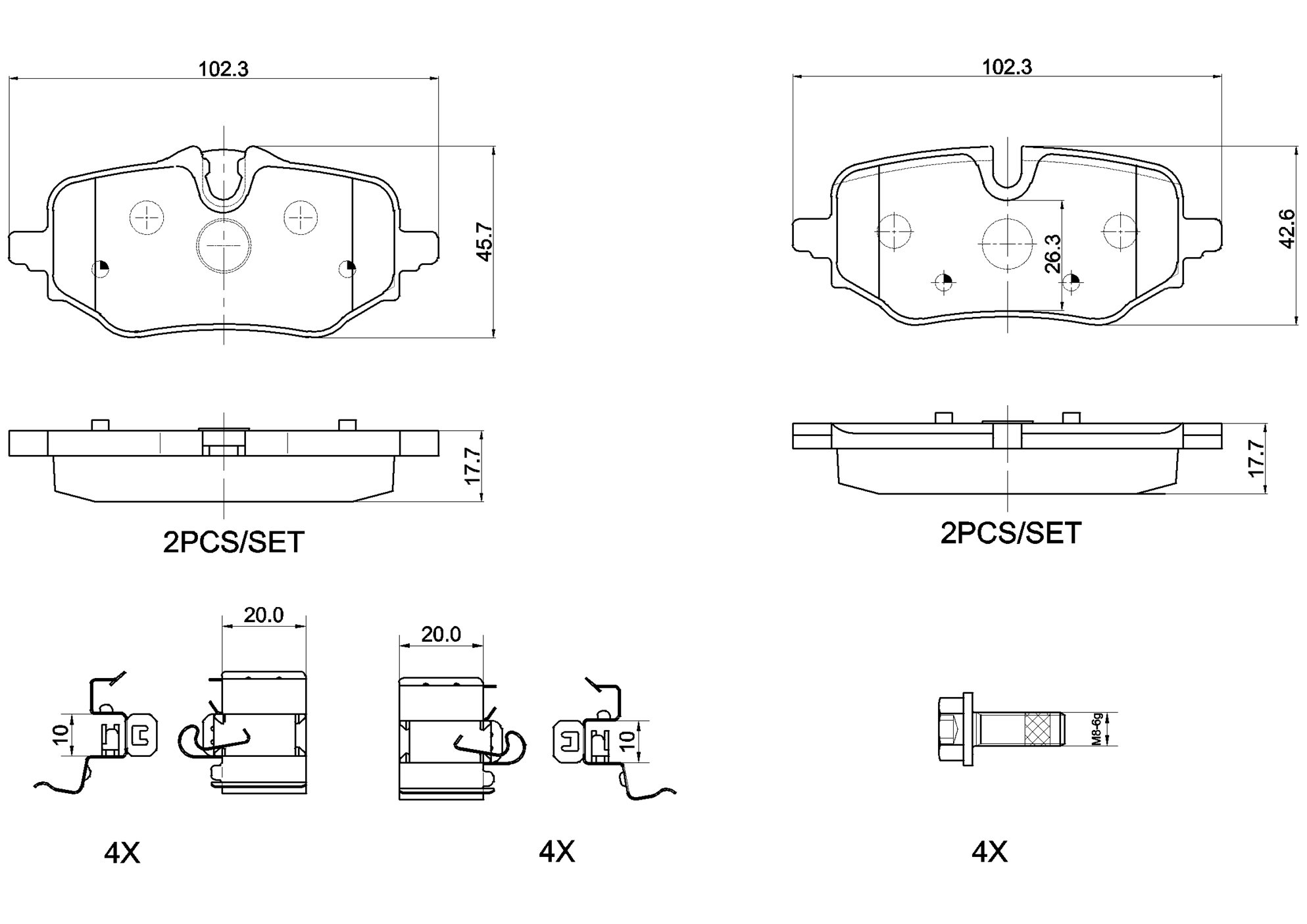 BREMBO Bremseklodser P 06 122 for BMW BMW (BRILLIANCE)
