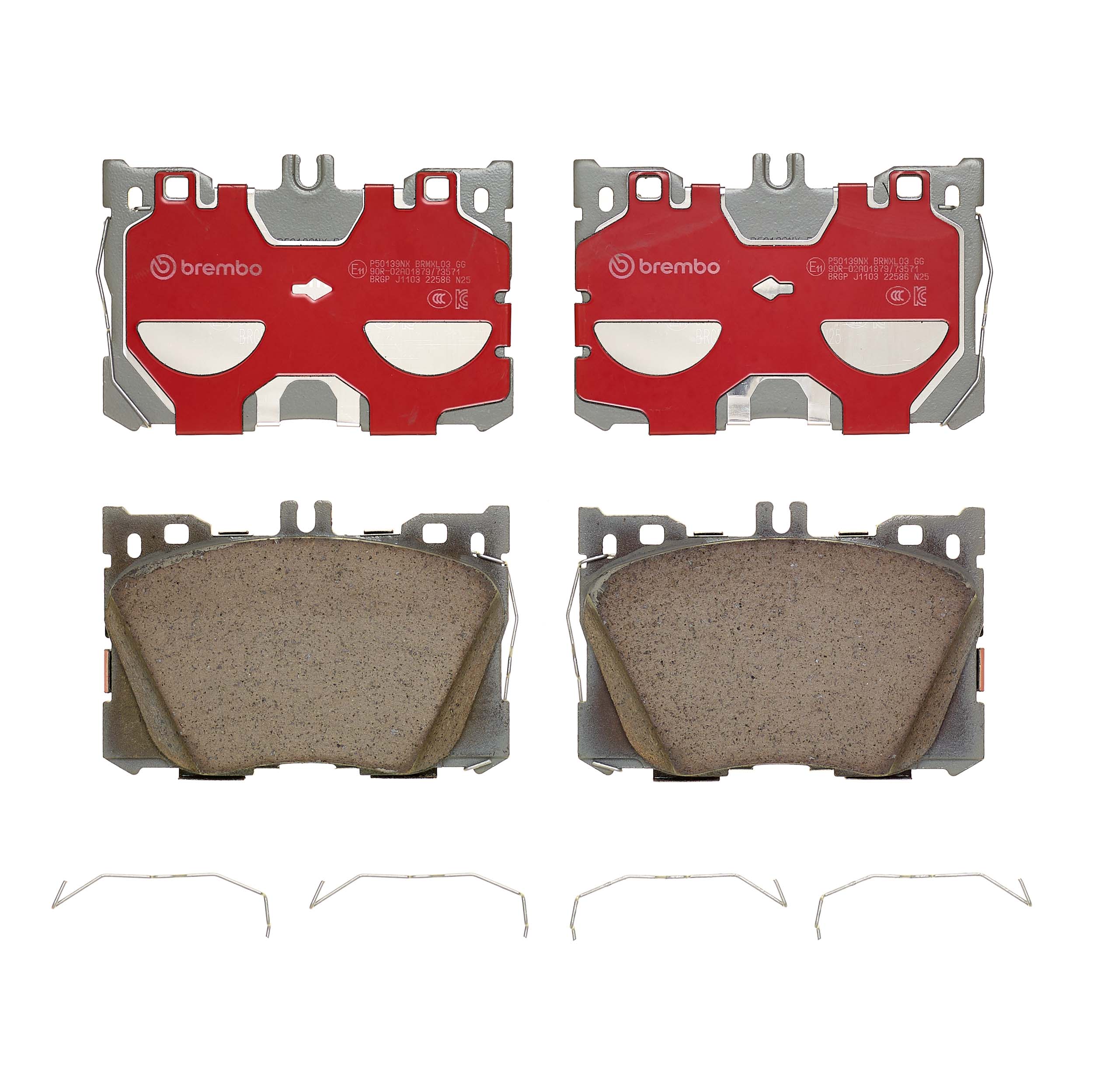 BREMBO Bremseklodser p50139nx for MERCEDES-BENZ MERCEDES-BENZ (BBDC)