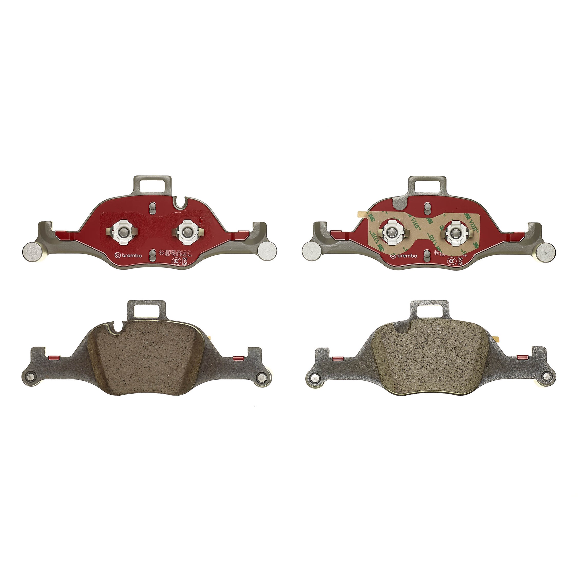 BREMBO Bremseklodser p06107nx for BMW