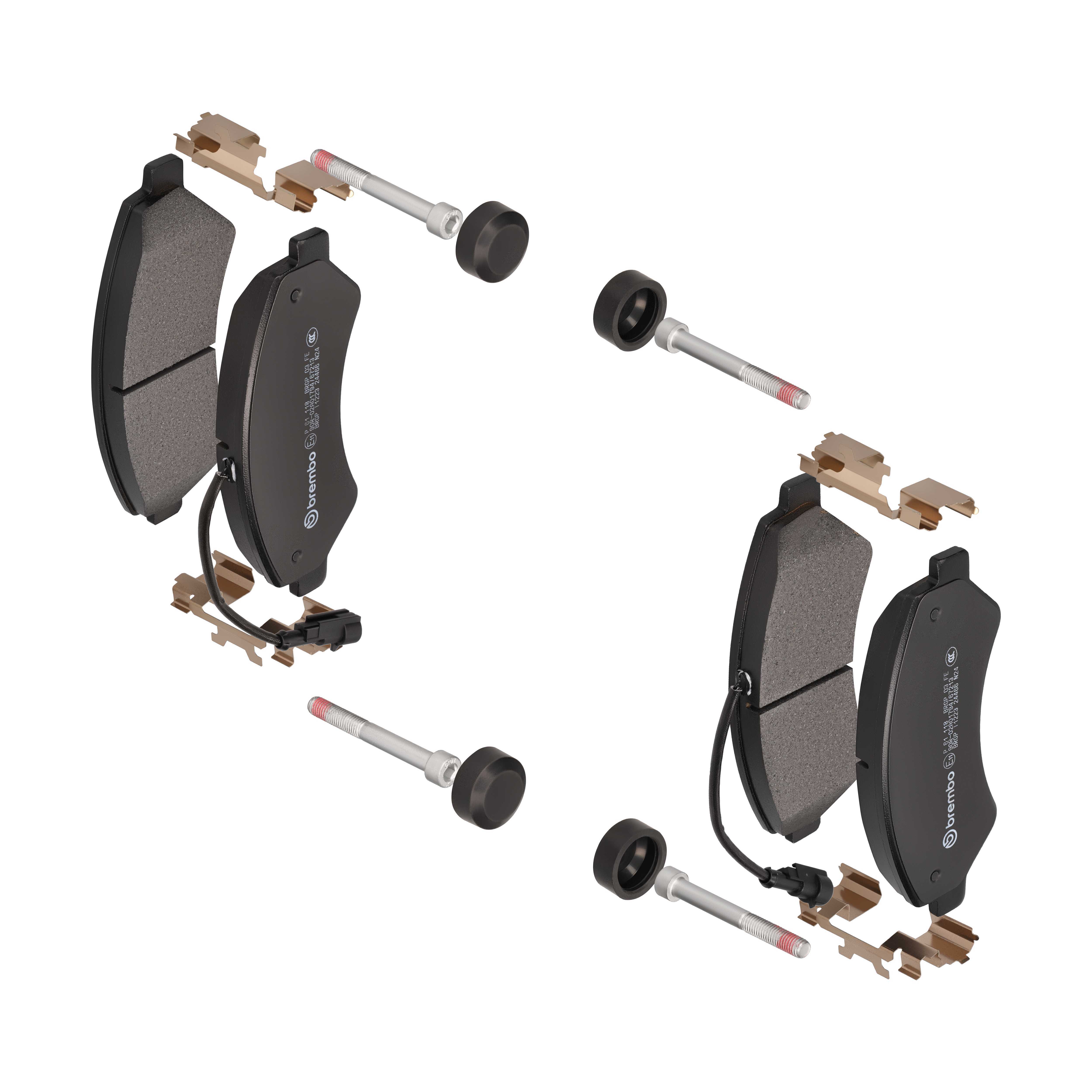 BREMBO Bremseklodser p61118 for PEUGEOT CITROËN FIAT RAM