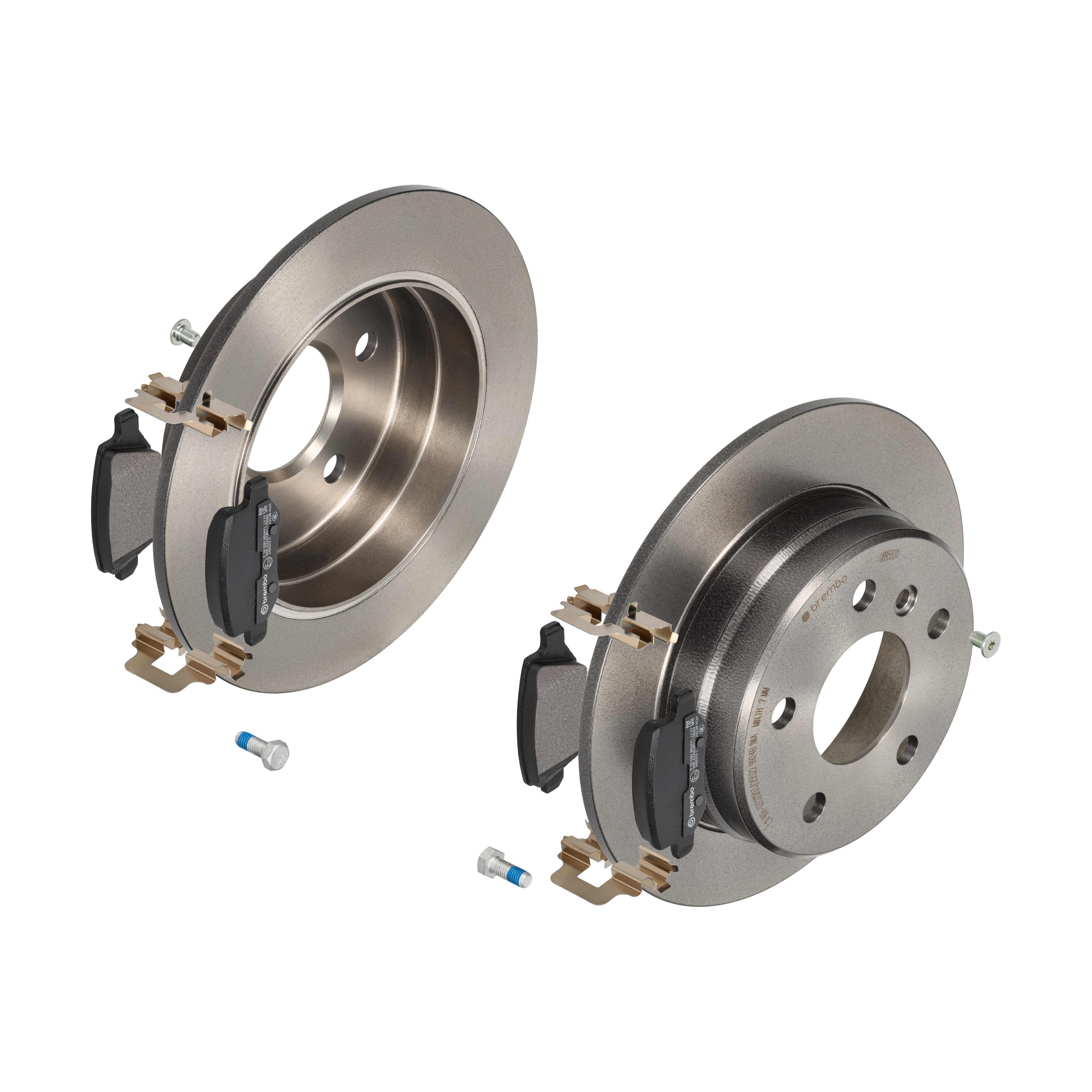 BREMBO Bremsesæt, skivebremser ijdtidjip8 bagaksel fuld 258mm 8mm for MERCEDES-BENZ