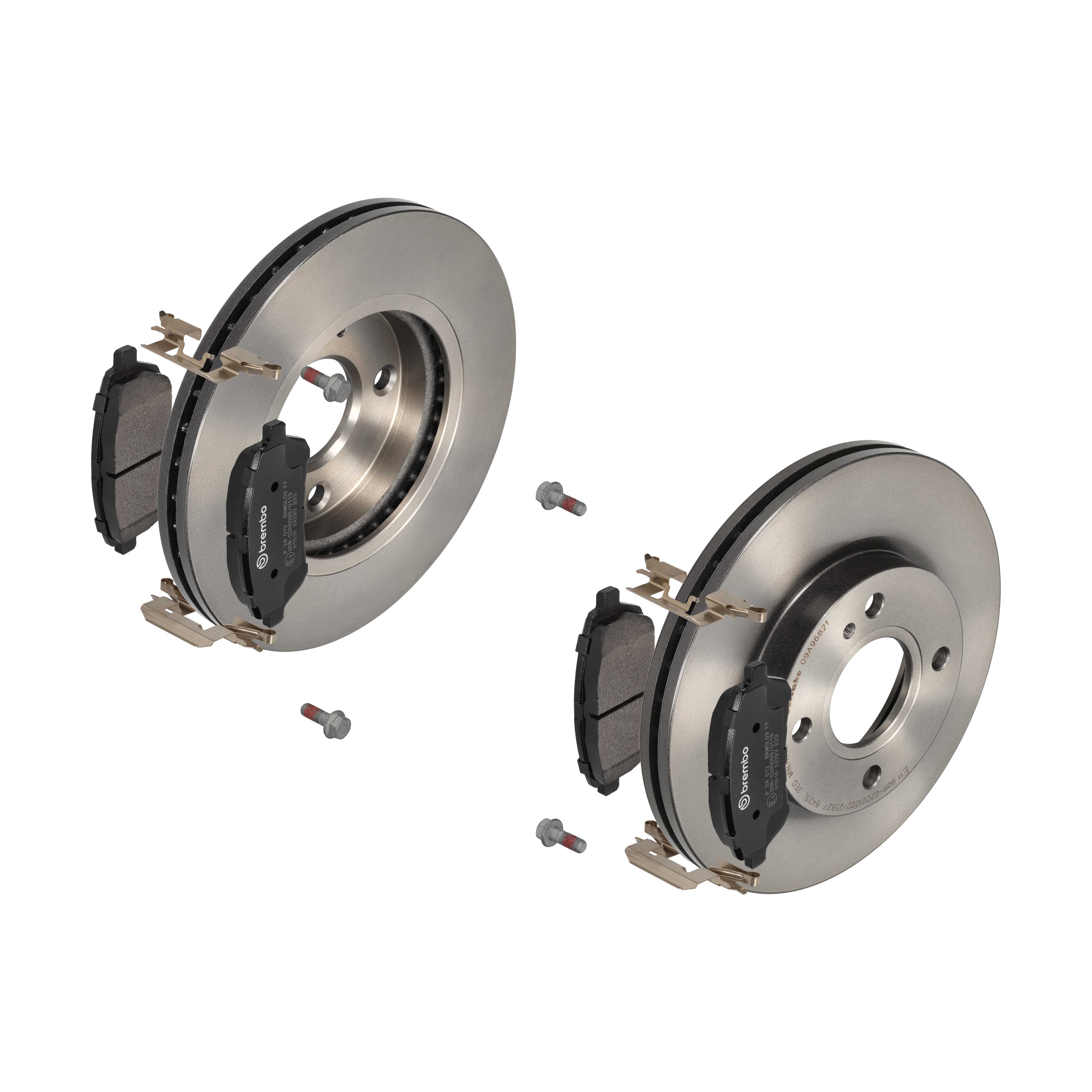 BREMBO Bremsesæt, skivebremser ijdtideie9 foraksel indvendig ventileret 258mm 23mm for FORD TOYOTA DAIHATSU MAZDA SUZUKI