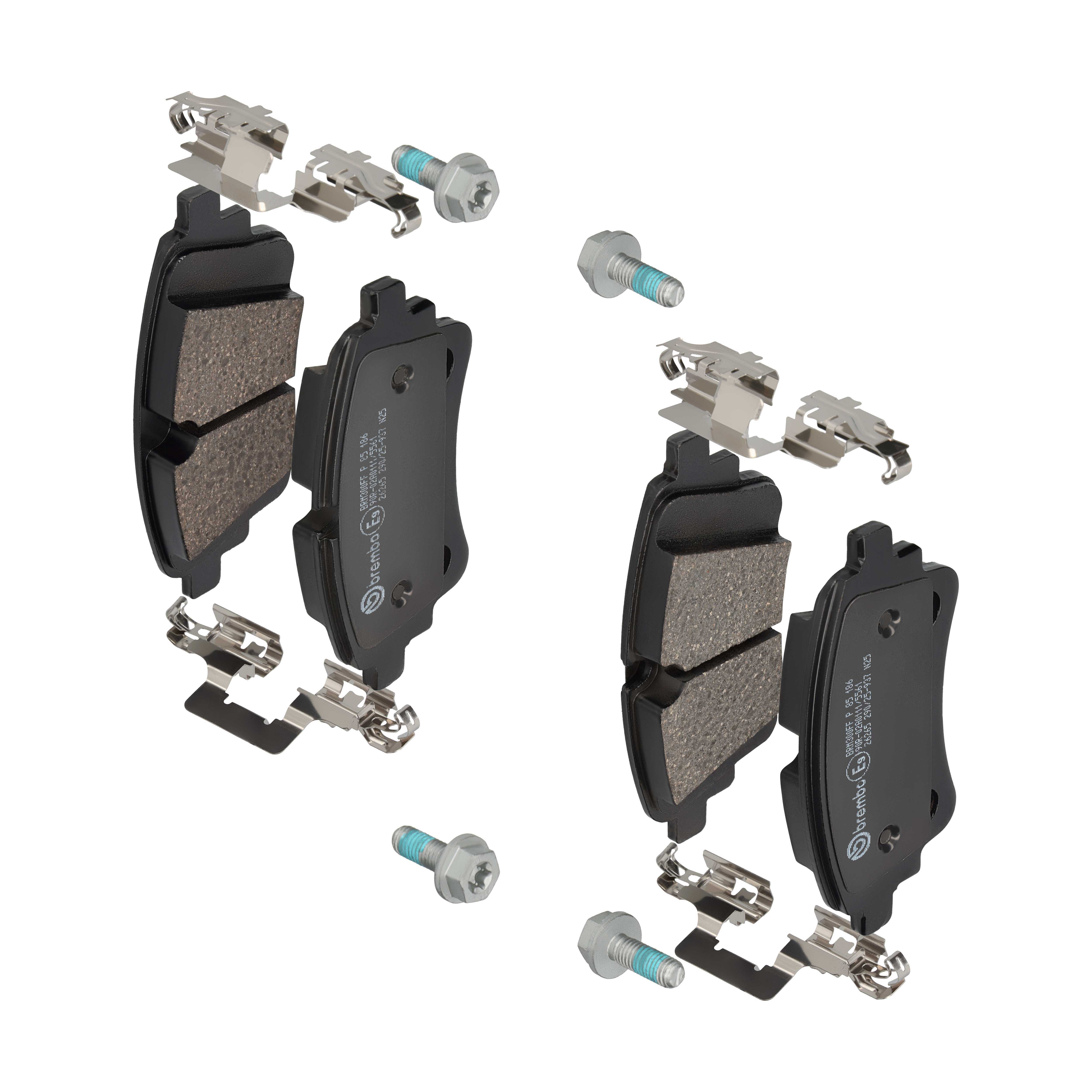 BREMBO Bremseklodser p85186 for AUDI