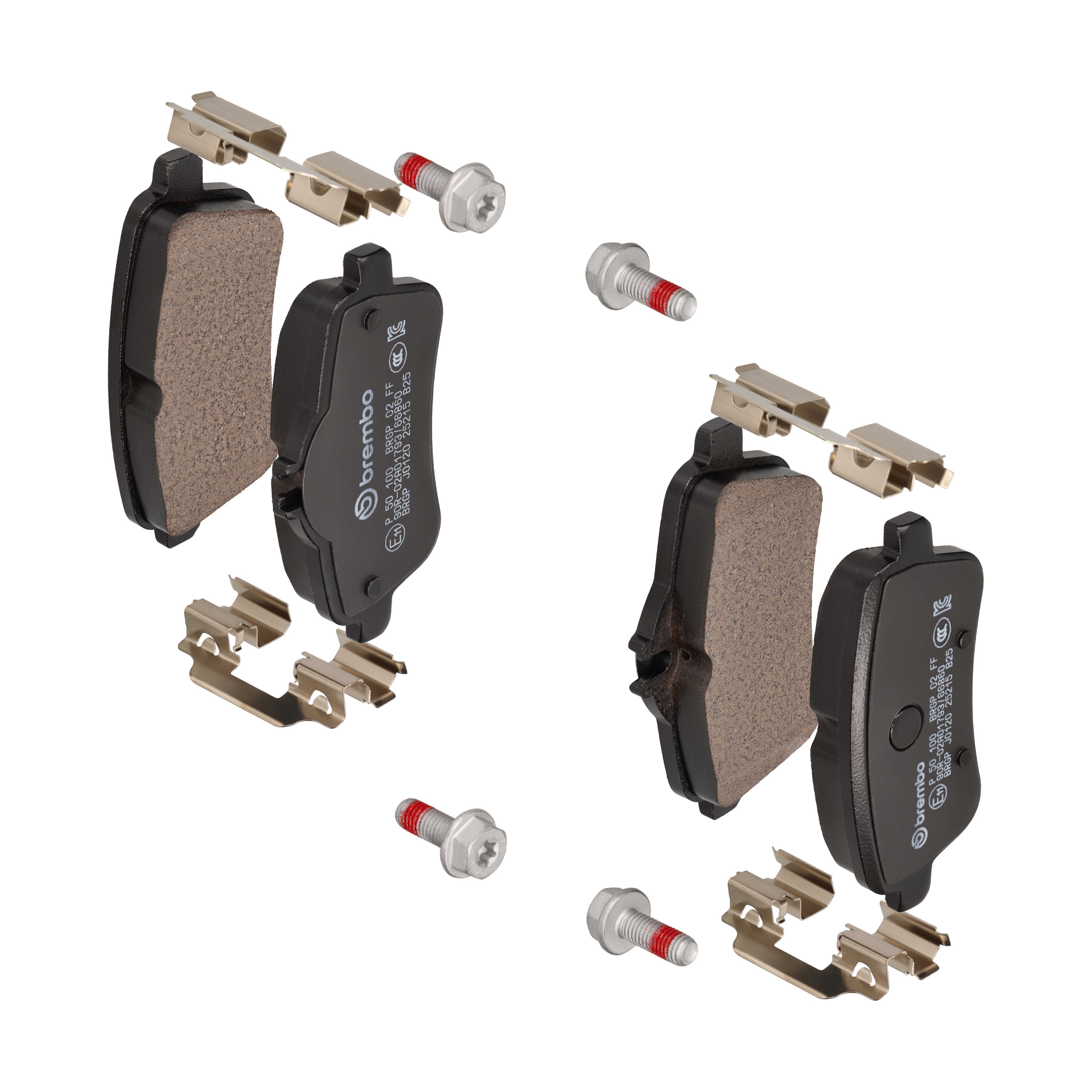 BREMBO Bremseklodser p50100 for MERCEDES-BENZ RENAULT