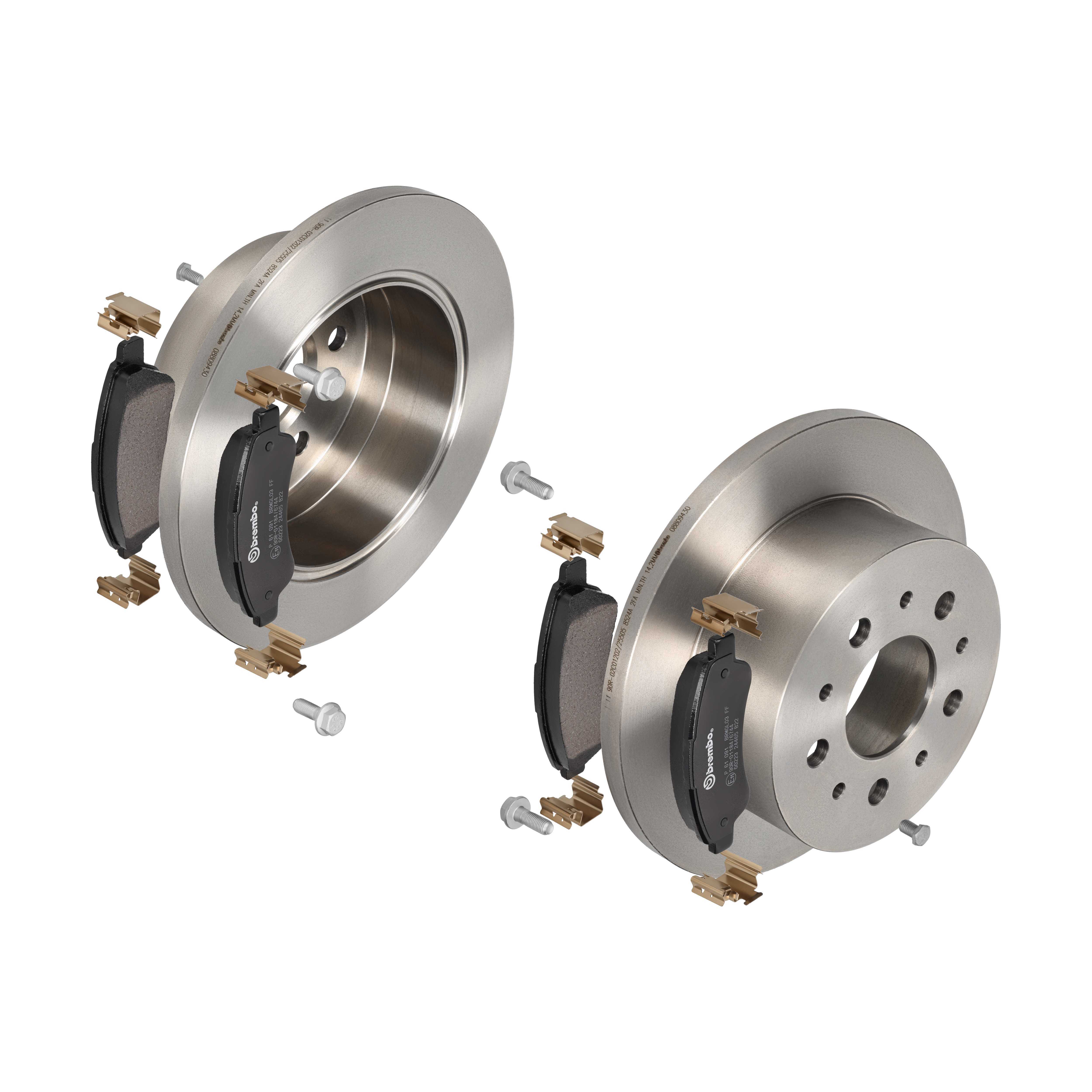 BREMBO Bremsesæt, skivebremser ijdtidioj2 bagaksel fuld 280mm 16mm for CITROËN PEUGEOT FIAT