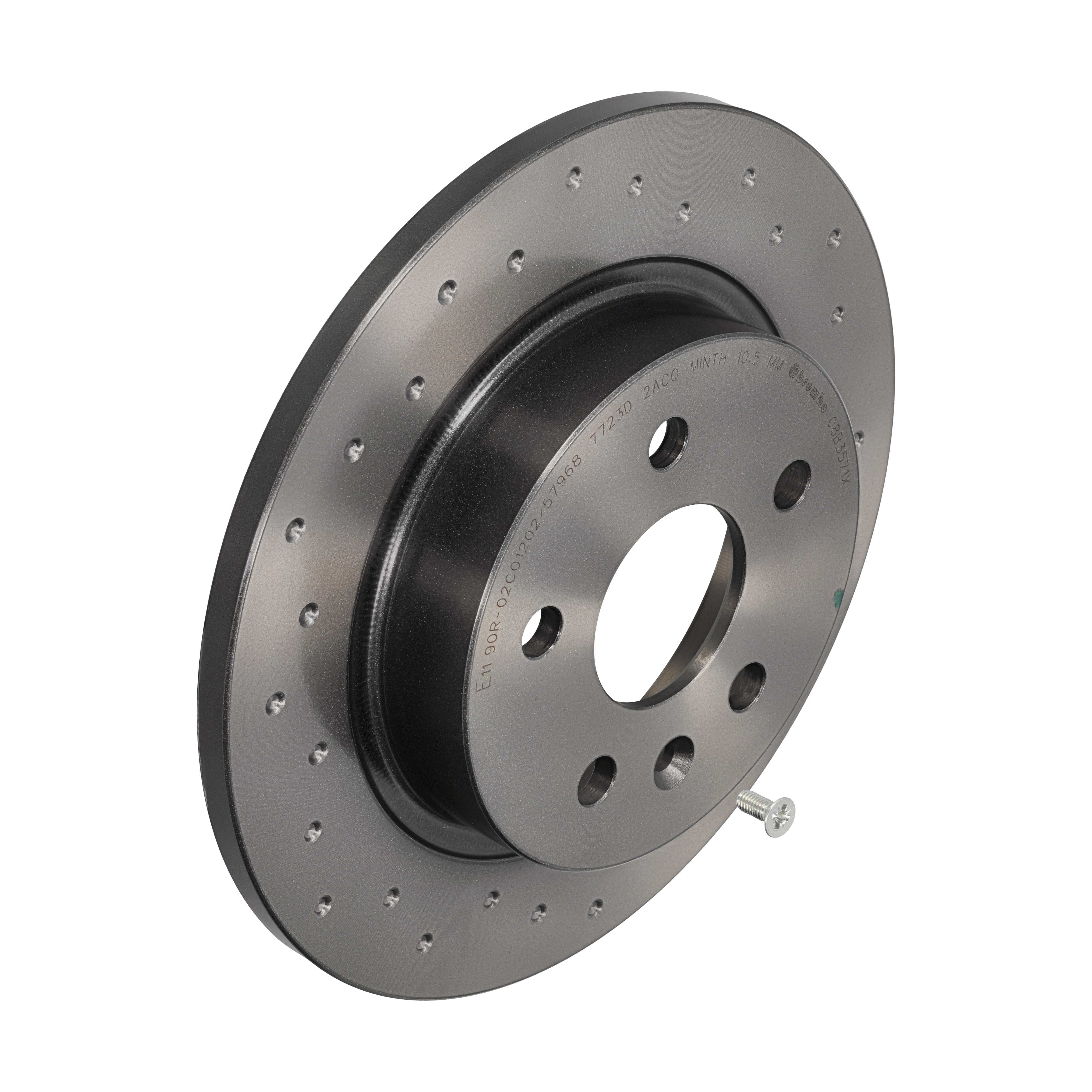 BREMBO Bremseskive 08b3571x perforeret 268mm 12mm for OPEL CHEVROLET CHEVROLET (SGM) VAUXHALL