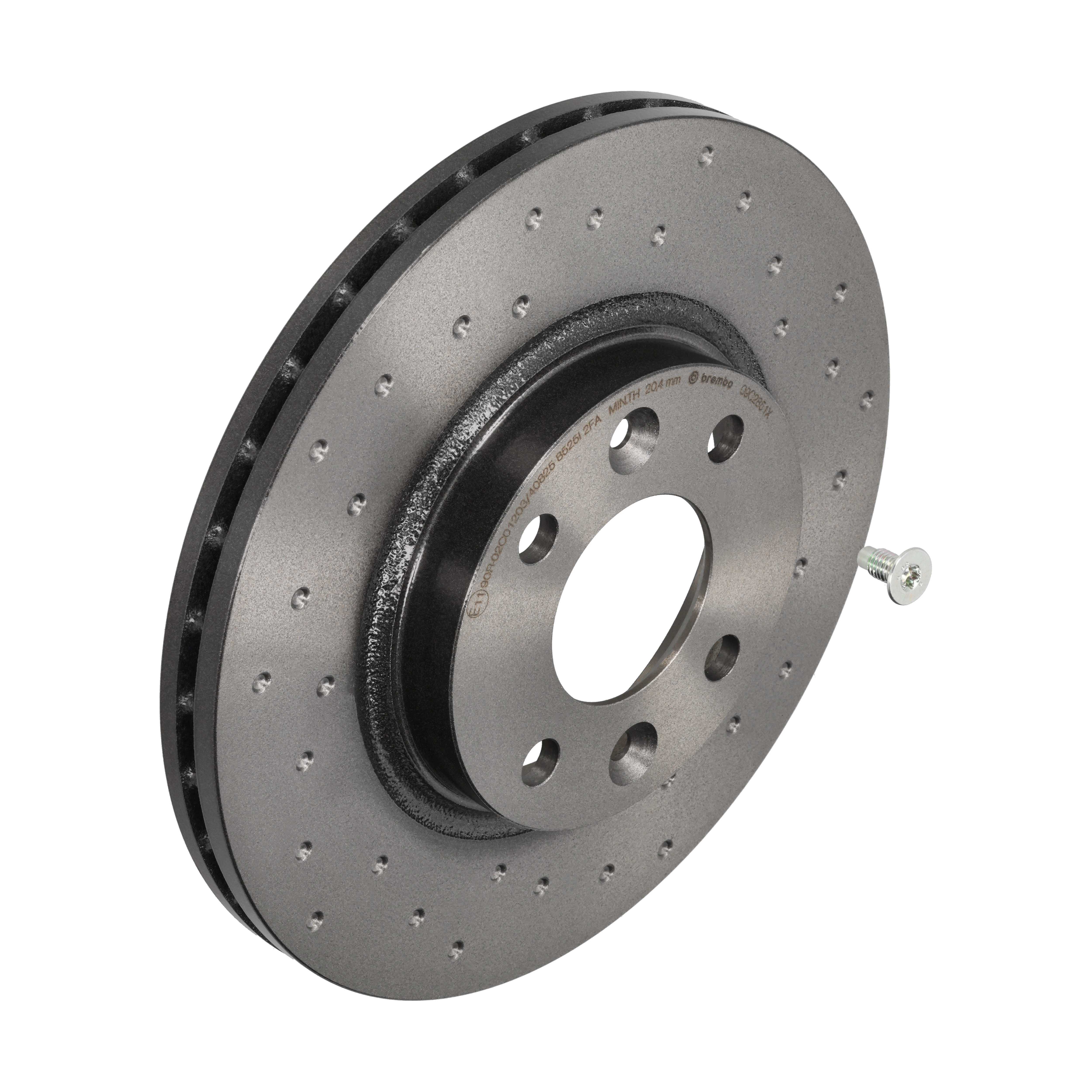 BREMBO Bremseskive 09c2851x 258mm 22mm for DACIA RENAULT SMART