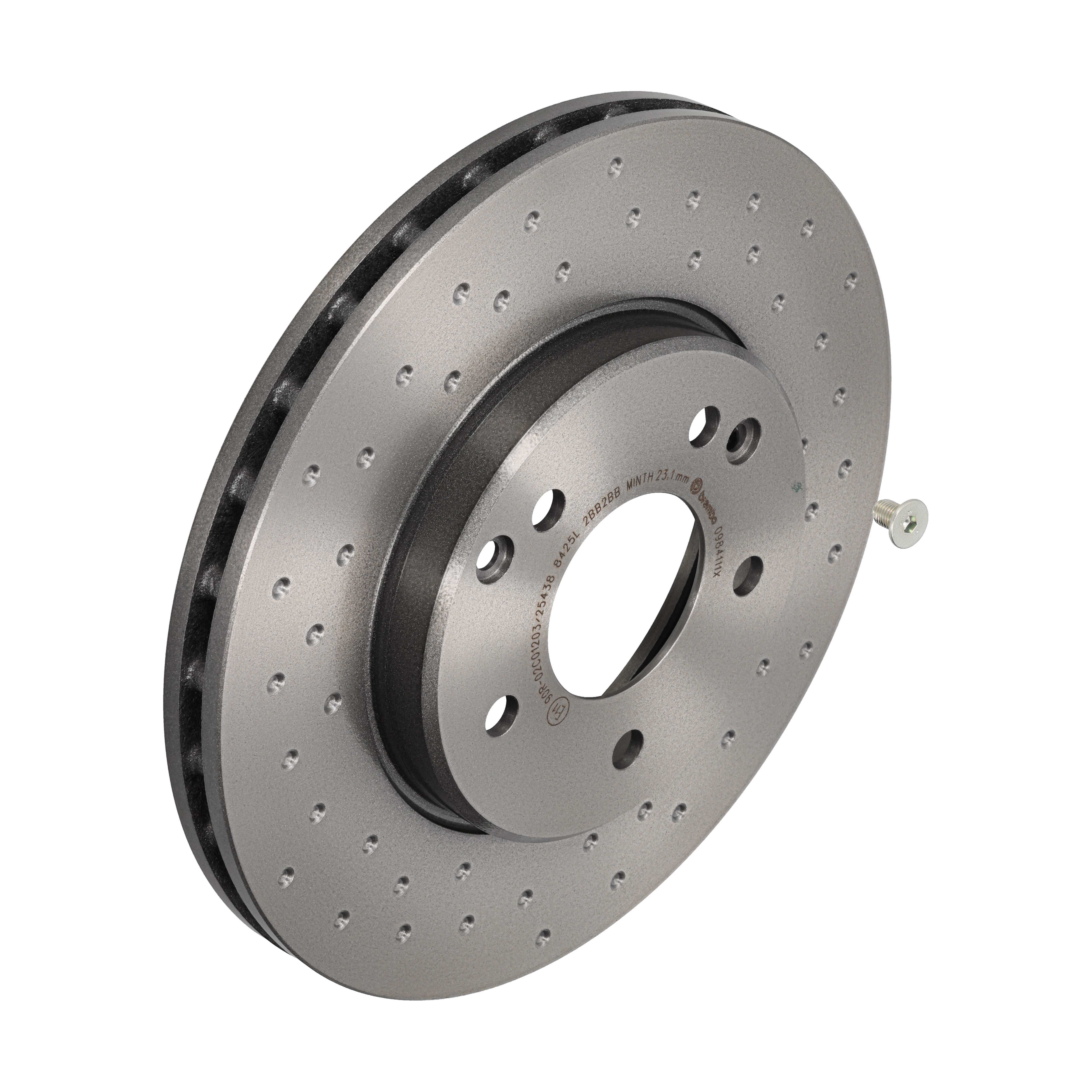 BREMBO Bremseskive 0984111x 288mm 25mm for MERCEDES-BENZ