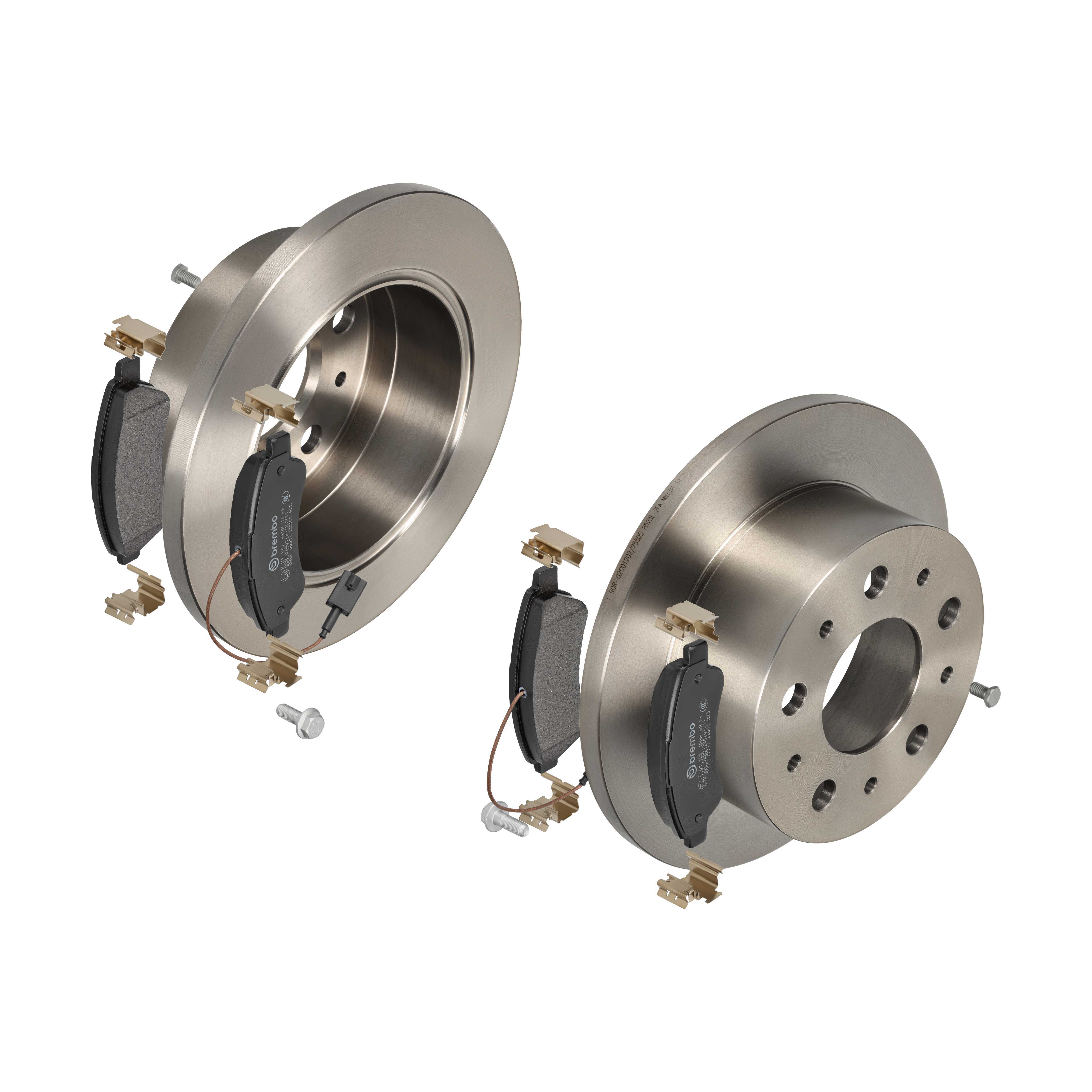 BREMBO Bremsesæt, skivebremser ijdtidkkd4 bagaksel fuld 280mm 16mm for FIAT CITROËN PEUGEOT RAM