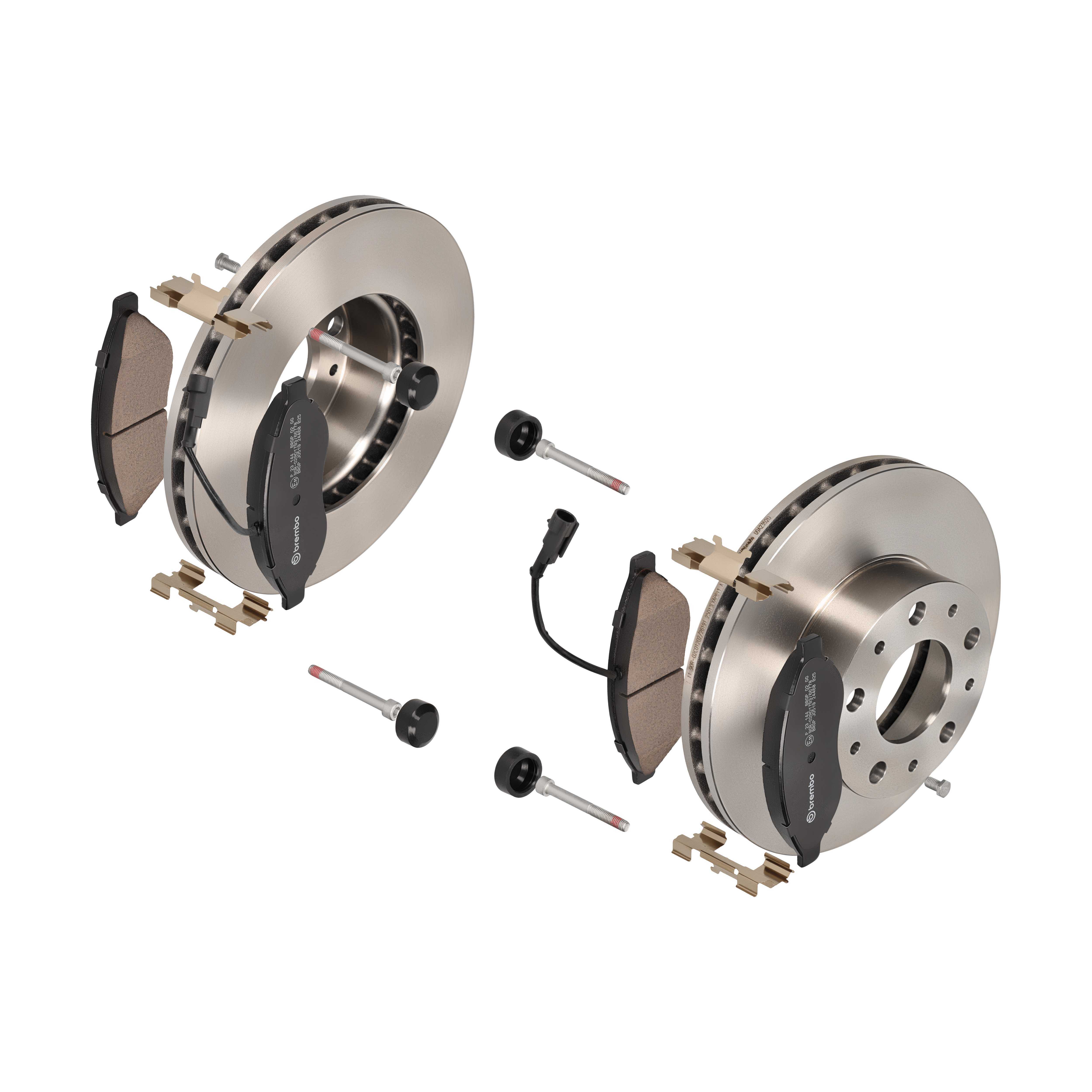 BREMBO Bremsesæt, skivebremser 142054831 foraksel indvendig ventileret 280mm 28mm for PEUGEOT CITROËN FIAT