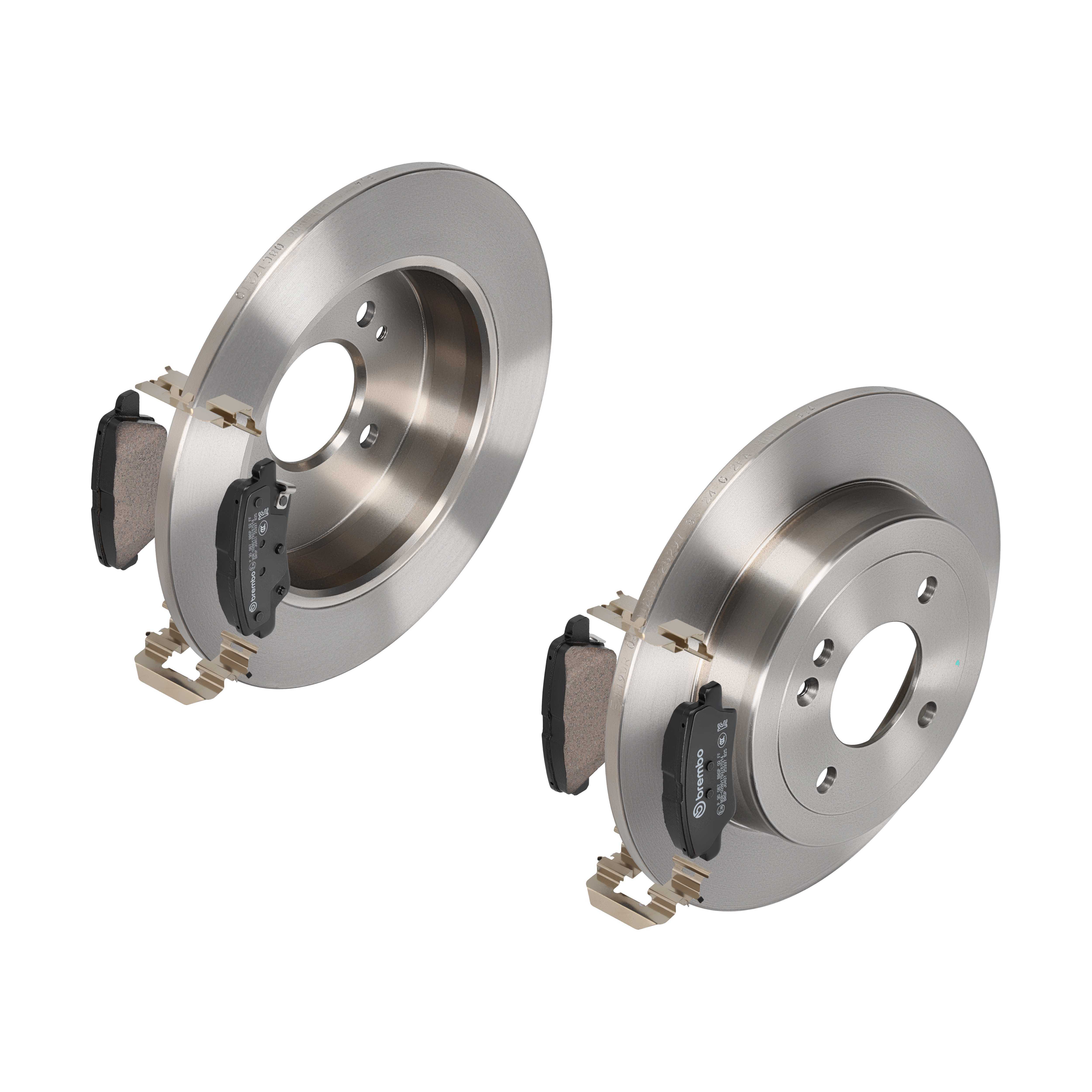 BREMBO Bremsesæt, skivebremser 142054434 bagaksel fuld 262mm 10mm for KIA HYUNDAI HYUNDAI (BEIJING) SSANGYONG KIA (DYK)