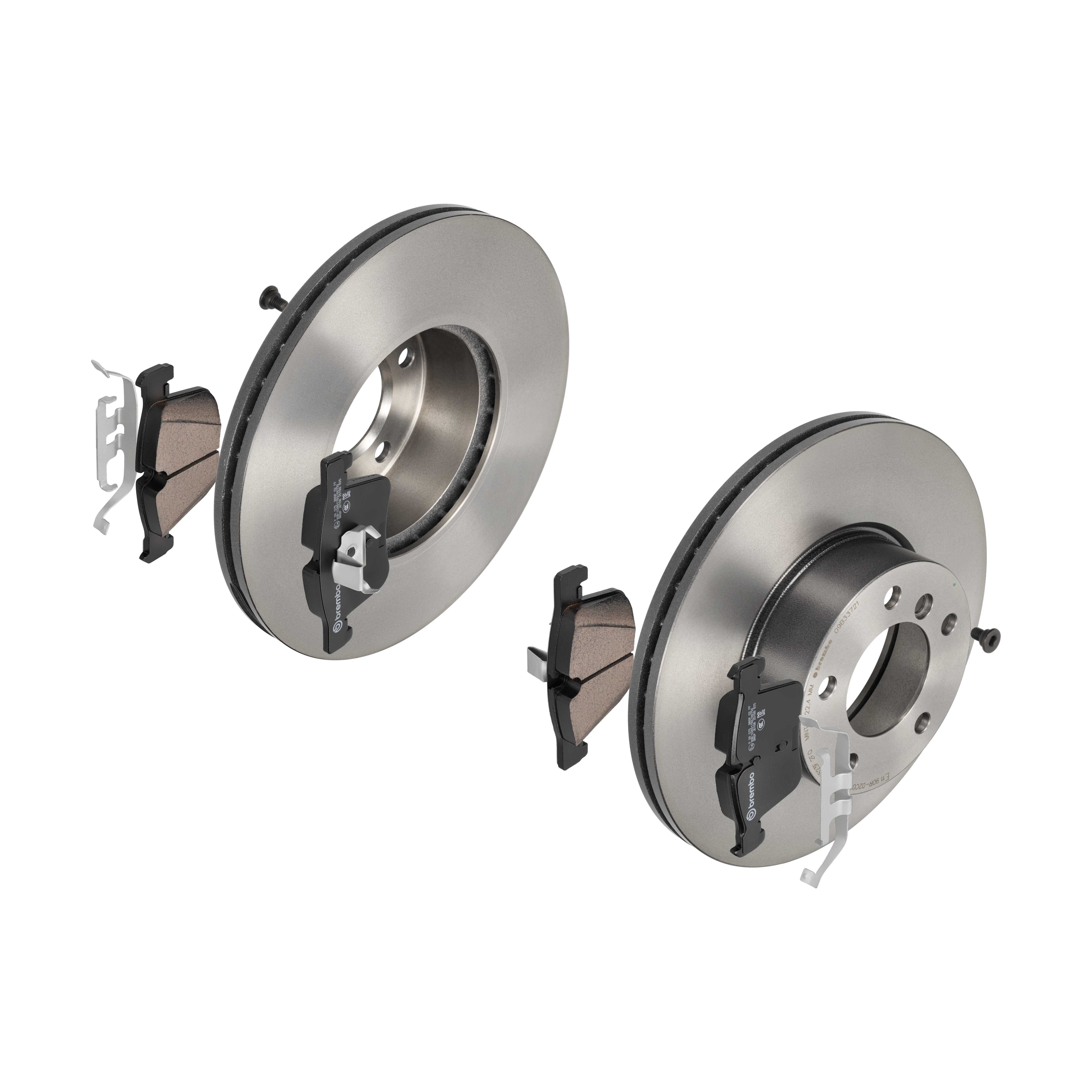 BREMBO Bremsesæt, skivebremser 142054841 foraksel indvendig ventileret 312mm 24mm for BMW