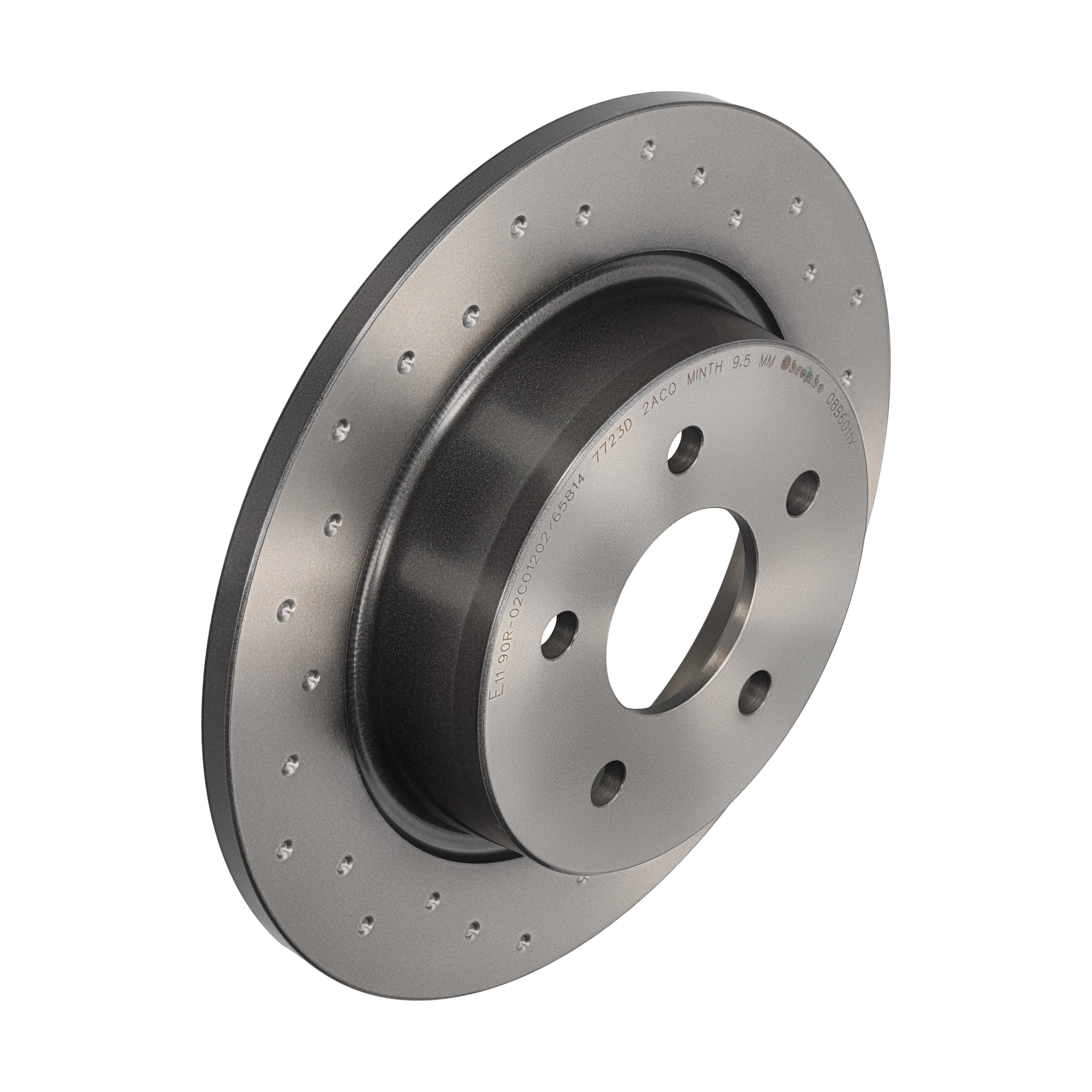 BREMBO Bremseskive 08b6011x perforeret 280mm 11mm for FORD FORD USA