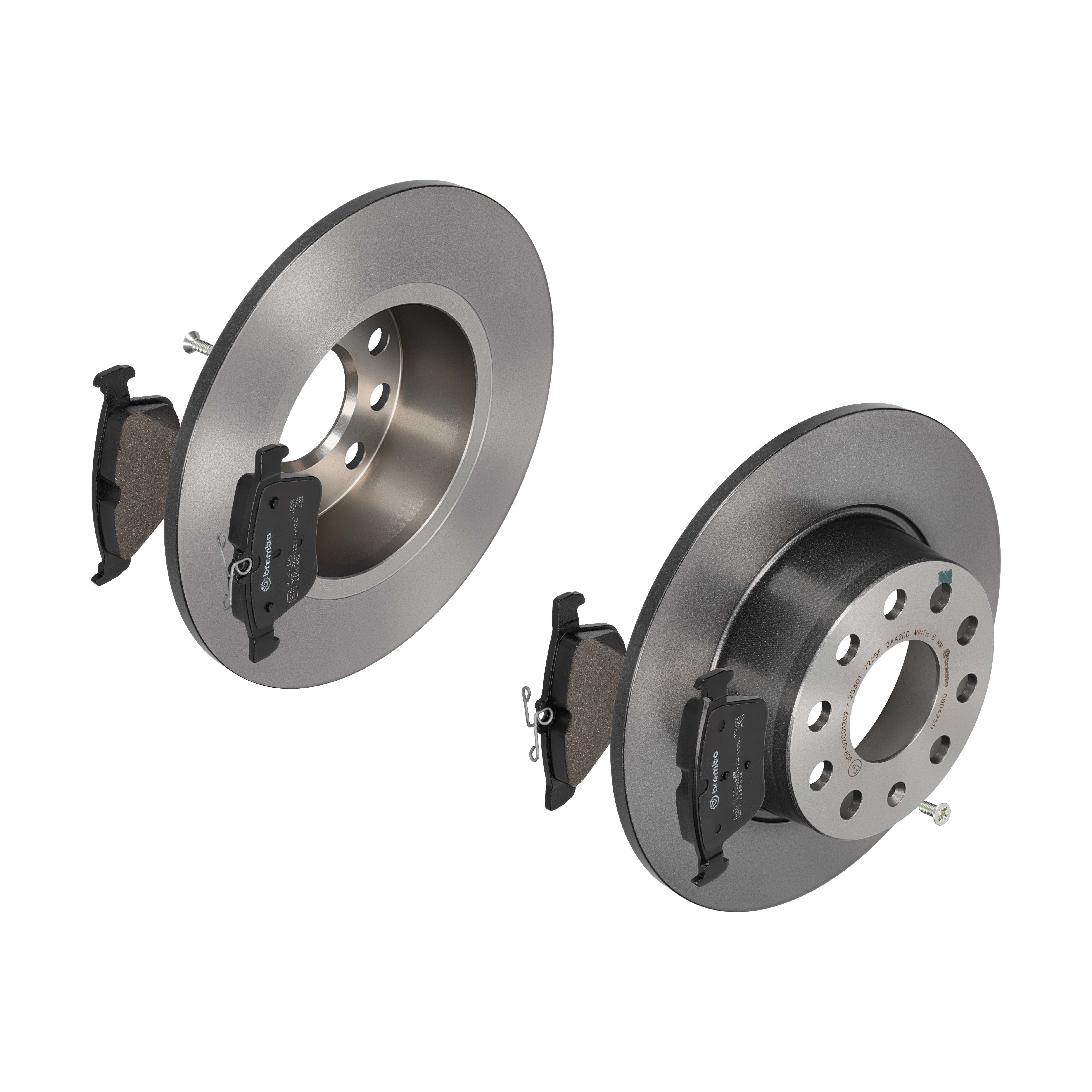BREMBO Bremsesæt, skivebremser sg00000b5r bagaksel fuld 272mm 10mm for MG (SAIC) SEAT SKODA AUDI VW SKODA (SVW) AUDI (FAW)