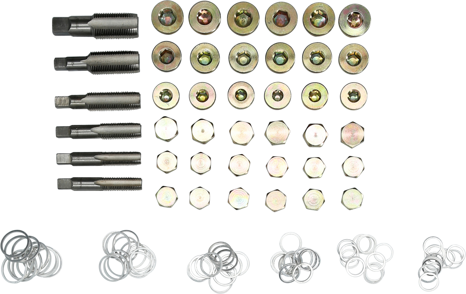BRILLIANT TOOLS Rep.sæt, olieaftapning-gevind bt711300
