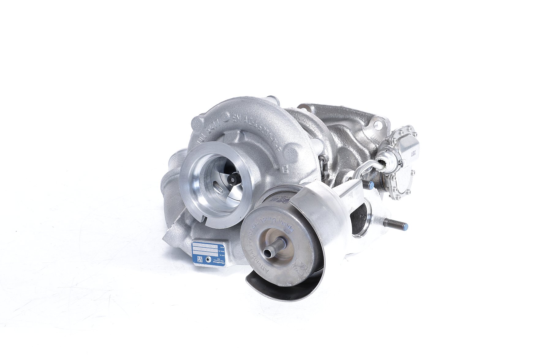 BTS TURBO Lader, ladesystem t918704li venstre for PORSCHE