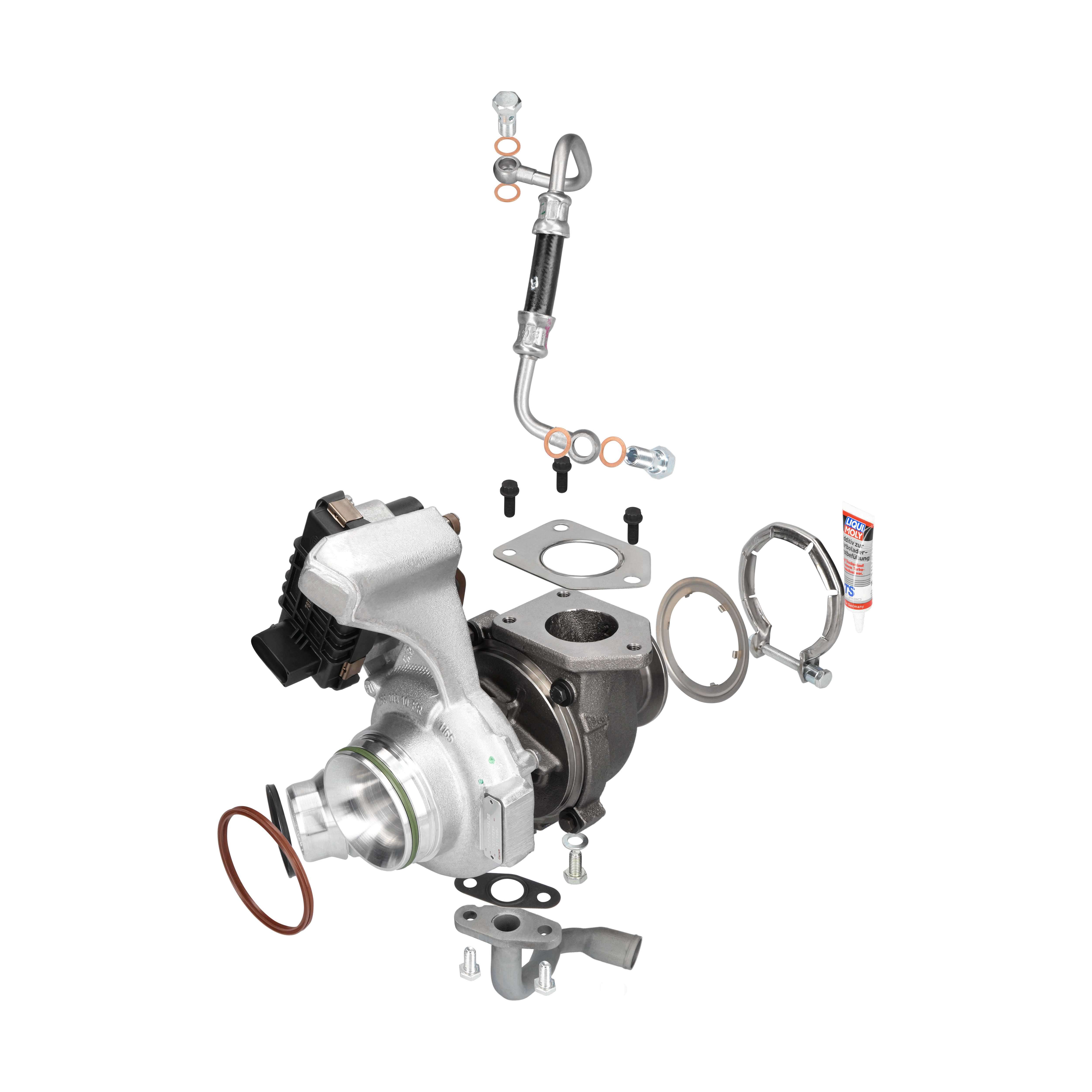BTS TURBO Lader, ladesystem t981283 for BMW