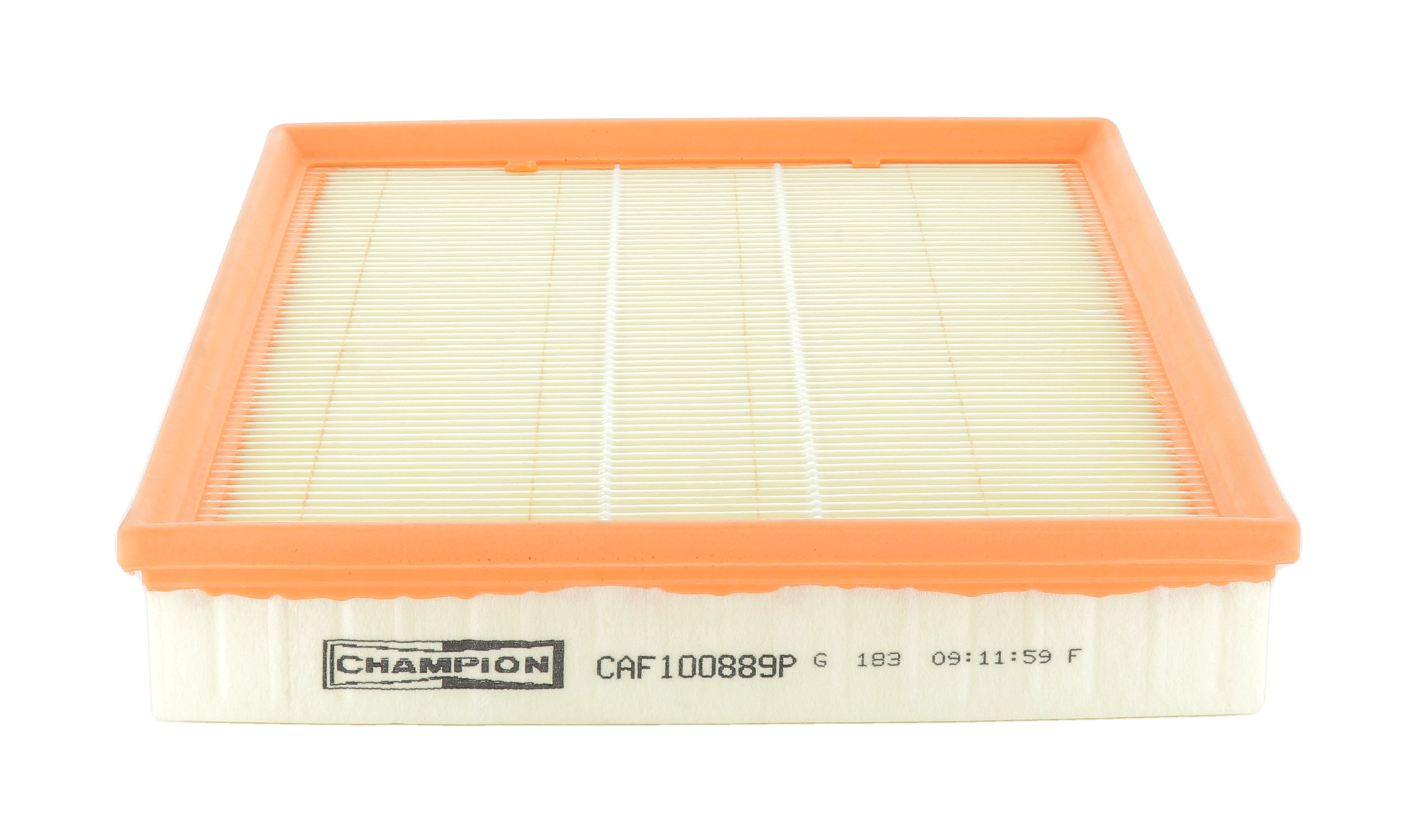 CHAMPION Luftfilter caf100889p Filterindsats length_mm_203|Længde [mm]|270 width_mm_206|Bredde [mm]|250 height_mm_209|Højde [mm]|46 packing_type_677|B