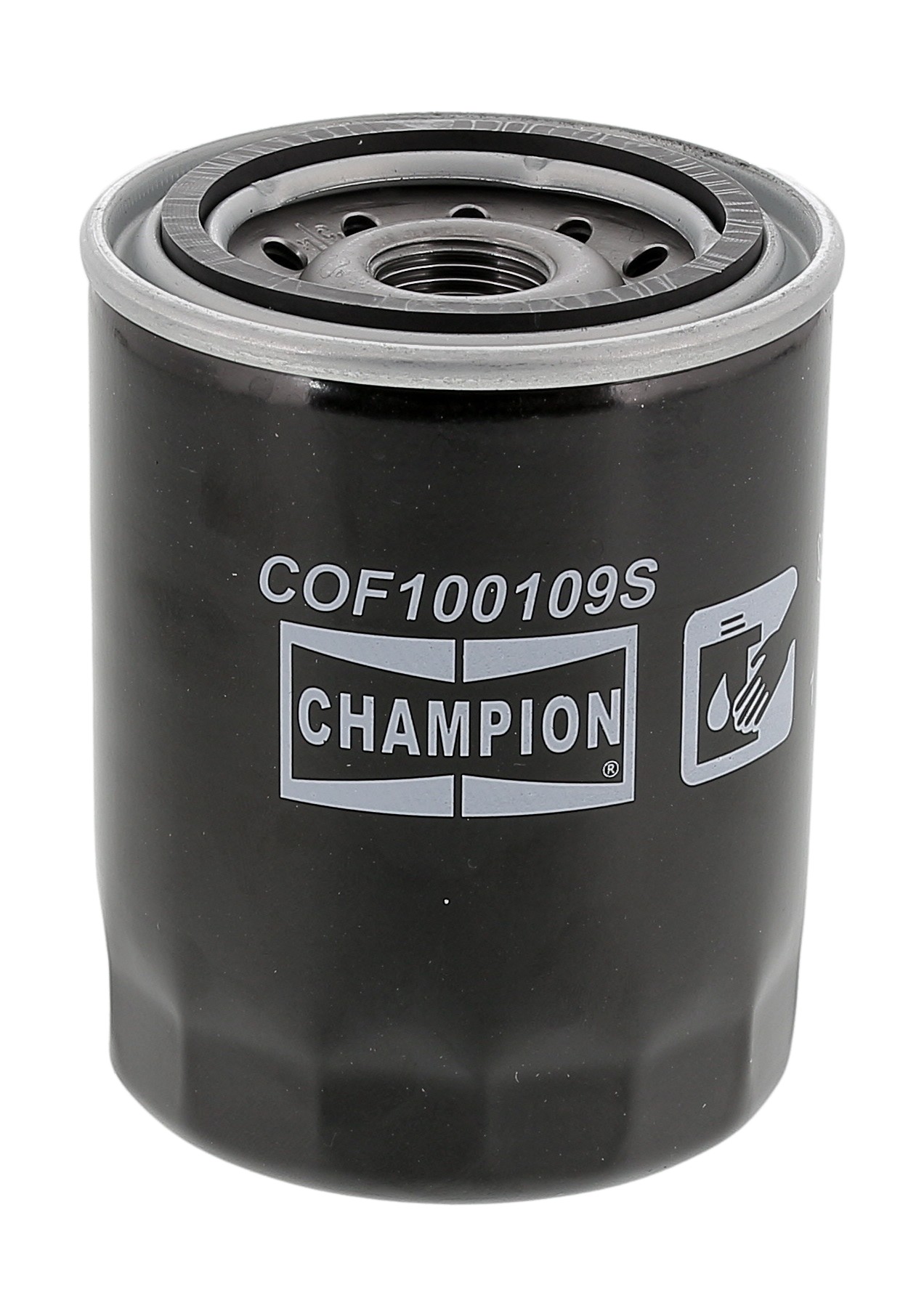 CHAMPION Oliefilter cof100109s Påskruet 102mm 3/4-16 UNF for FORD GENERAL MOTORS SUBARU NISSAN INFINITI