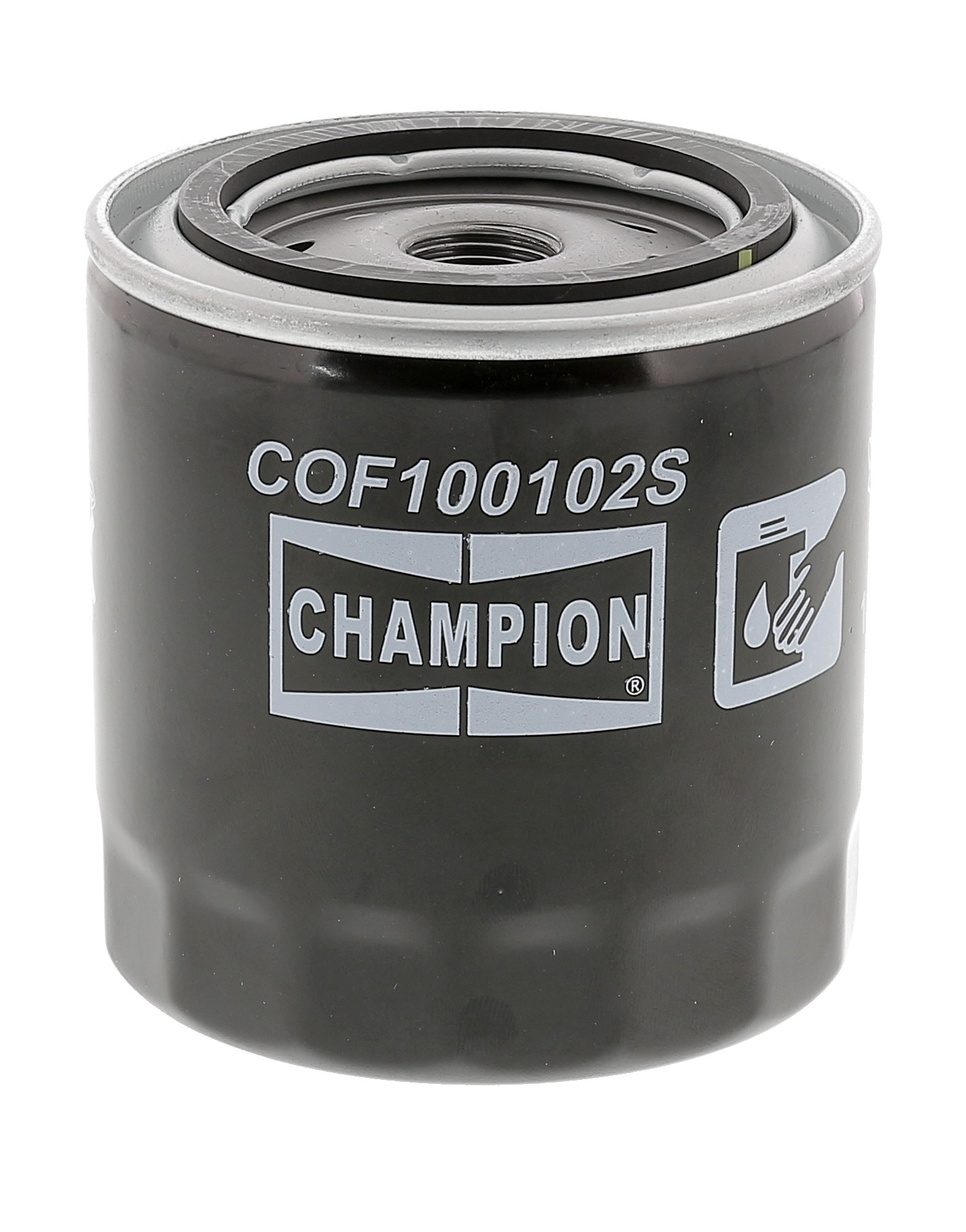 CHAMPION Oliefilter cof100102s Påskruet 95mm 3/4-16 UNF for CITROËN/PEUGEOT PEUGEOT PIAGGIO SAAB FORD VAG CHRYSLER FIAT GENERAL MOTORS ISUZU ALFA ROM