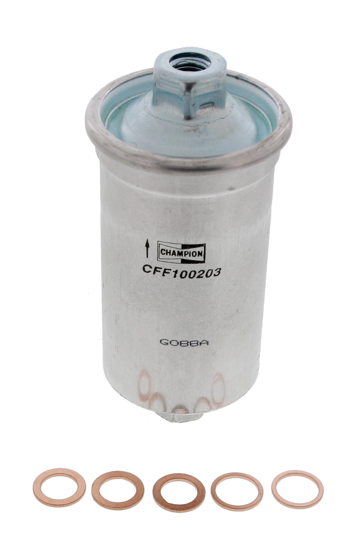CHAMPION Brændstof-filter cff100203 Lednings 134mm for PEUGEOT FIAT VOLVO AMERICANMOTORS(FORD) SAAB GENERAL MOTORS MASERATI VW FORD MERCEDES-BENZ POR