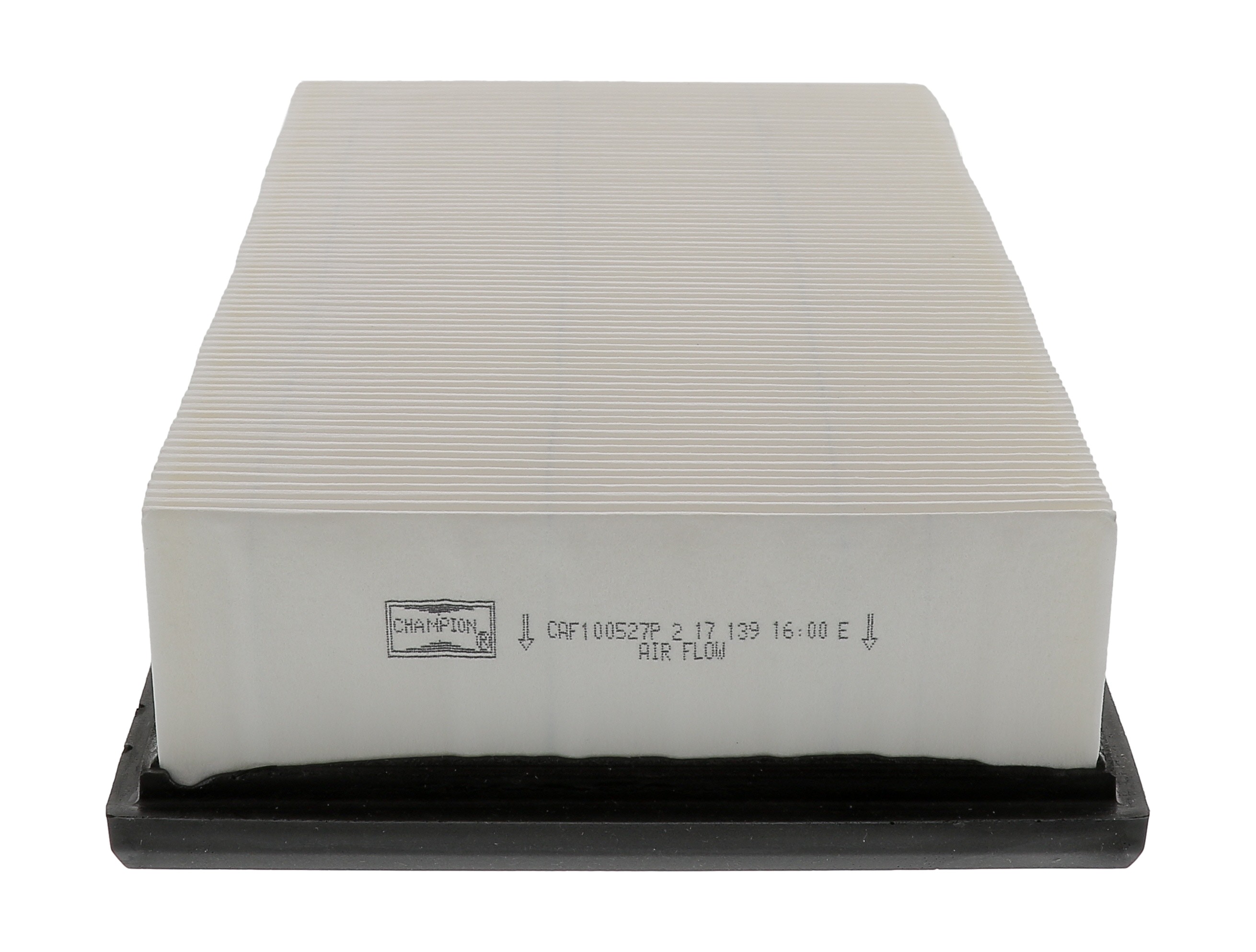 CHAMPION Luftfilter caf100527p Filterindsats length_mm_203|Længde [mm]|256 width_mm_206|Bredde [mm]|150 height_mm_209|Højde [mm]|57 packing_type_677|B