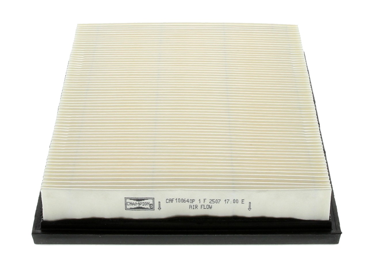 CHAMPION Luftfilter caf100640p Filterindsats length_mm_203|Længde [mm]|211 width_mm_206|Bredde [mm]|166 height_mm_209|Højde [mm]|37 packing_type_677|B