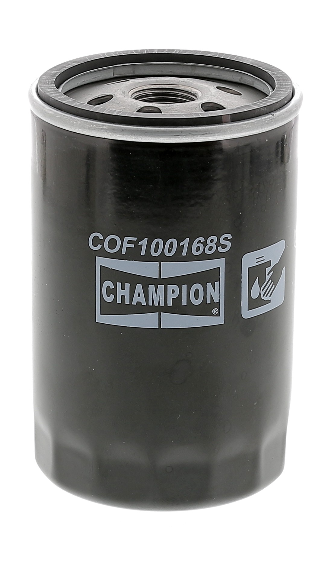 CHAMPION Oliefilter cof100168s Påskruet 123mm 3/4-16 UNF for FORD GENERAL MOTORS VAG BMW