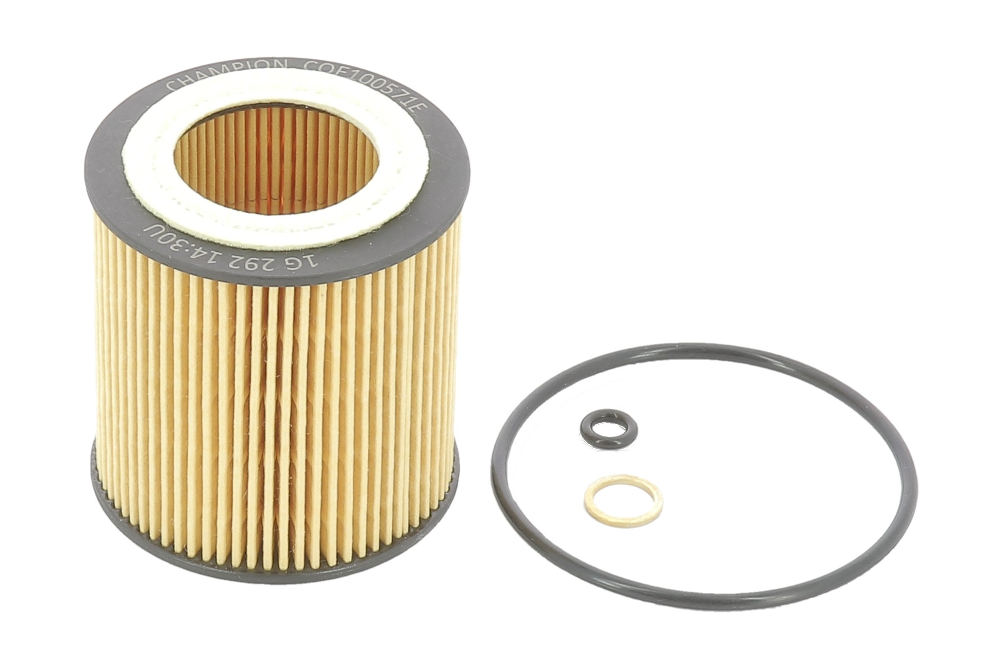 CHAMPION Oliefilter cof100571e Filterindsats supplementary_articlesupplementary_info_596|Tillægsartikel/Yderligere info.|med pakninger height_mm_209|H