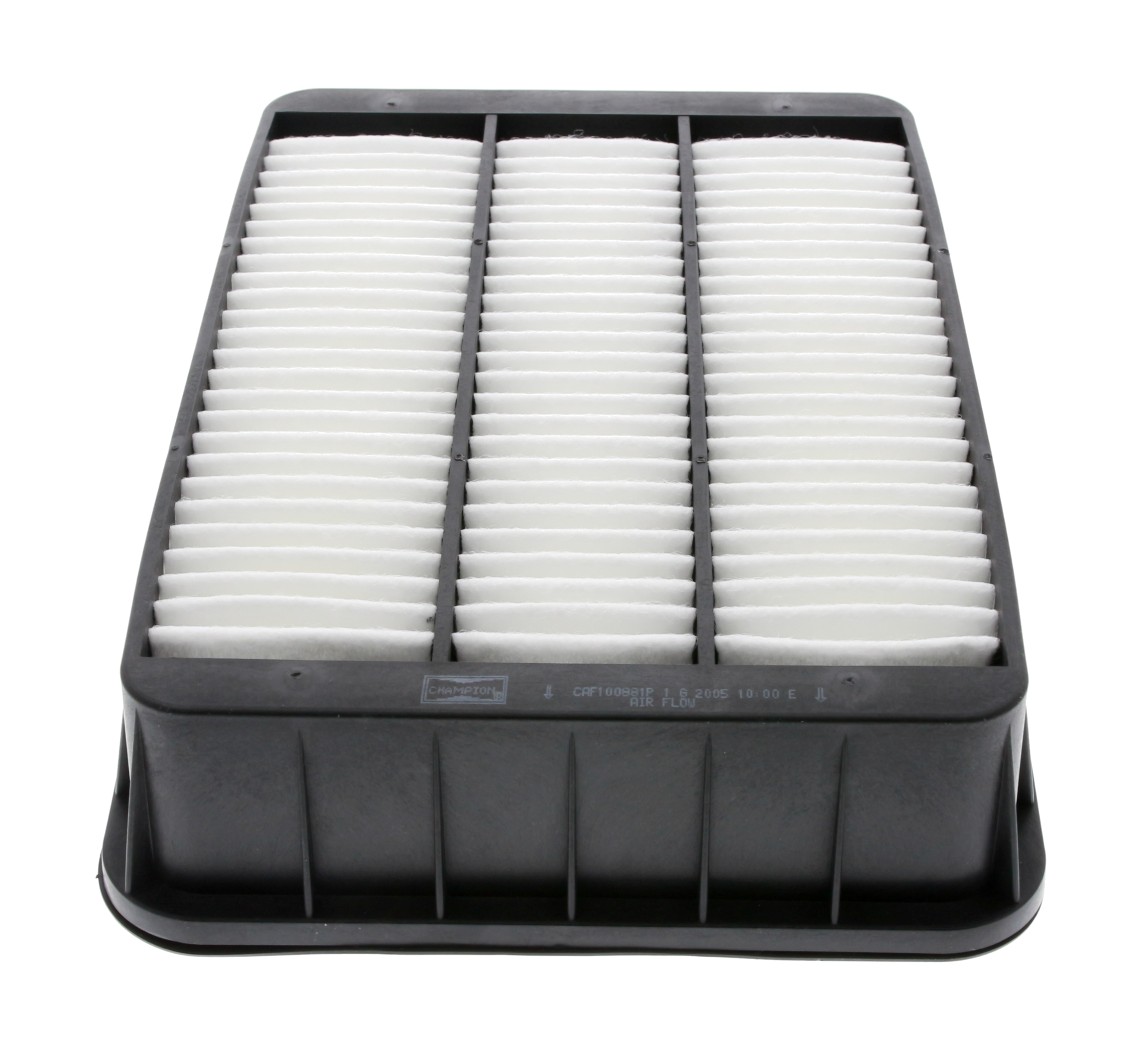 CHAMPION Luftfilter caf100881p Filterindsats length_mm_203|Længde [mm]|269 width_mm_206|Bredde [mm]|185 height_mm_209|Højde [mm]|55 packing_type_677|B