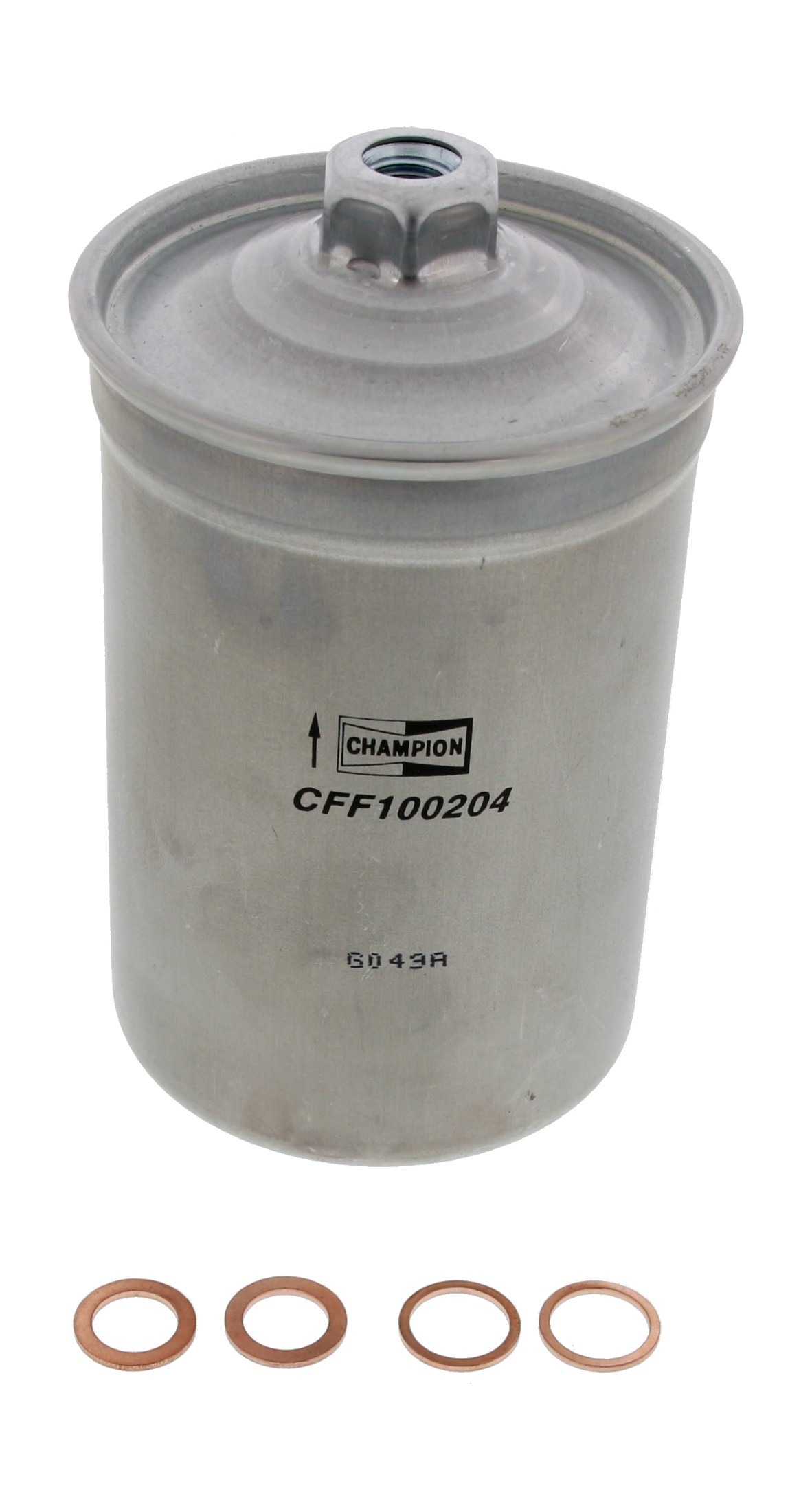 CHAMPION Brændstof-filter cff100204 Lednings 155mm for PEUGEOT VOLVO SAAB AMERICANMOTORS(FORD) FORD GENERAL MOTORS VAG LANCIA VW OPEL ALFAROME/FIAT/L