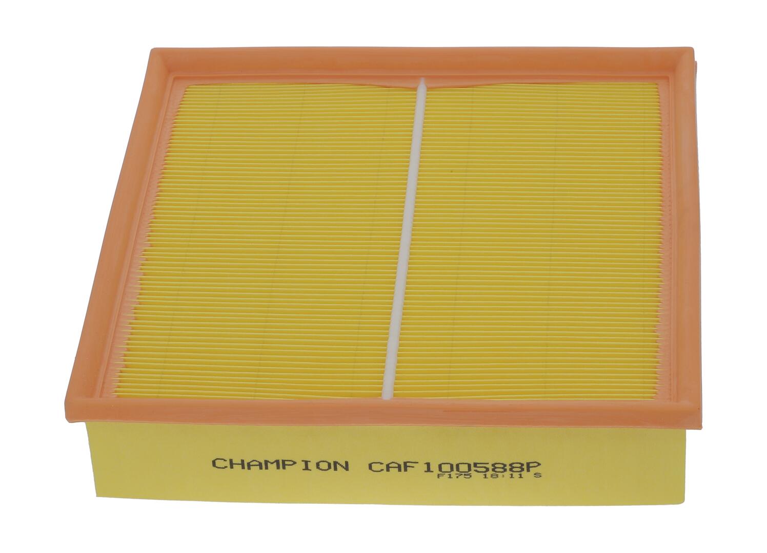 CHAMPION Luftfilter caf100588p Filterindsats length_mm_203|Længde [mm]|246 width_mm_206|Bredde [mm]|262 height_mm_209|Højde [mm]|58 packing_type_677|B