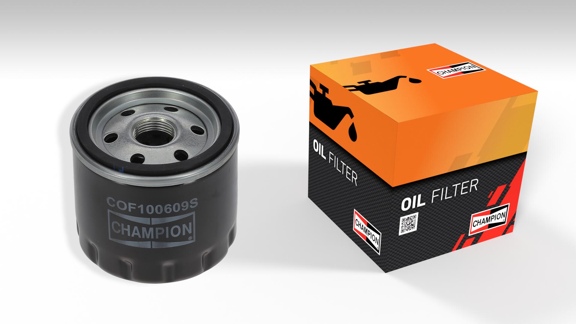CHAMPION Oliefilter cof100609s Påskruet 79mm M 20 x 1.5 for MERCEDES-BENZ NISSAN RENAULT INFINITI