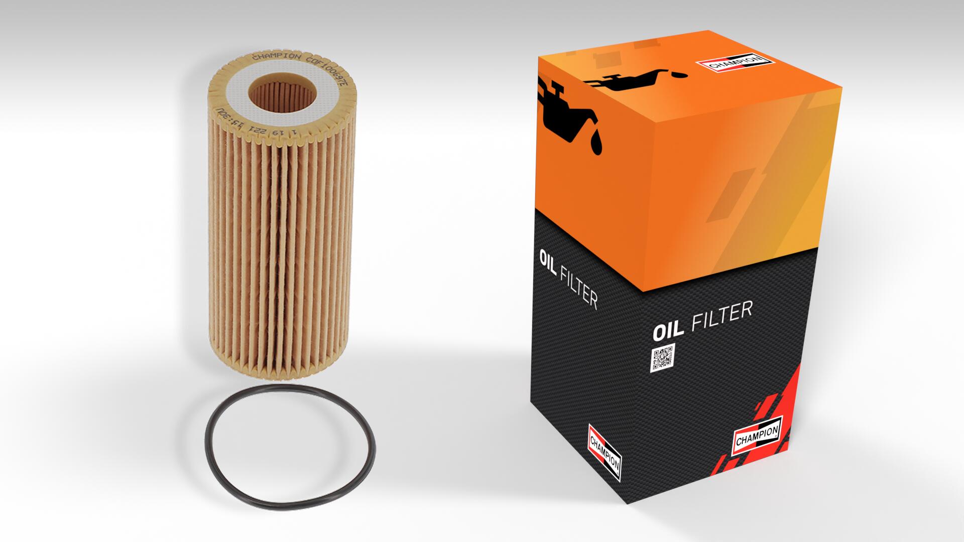 CHAMPION Oliefilter cof100697e Filterindsats supplementary_articlesupplementary_info_596|Tillægsartikel/Yderligere info.|med pakninger version_1059|Ve