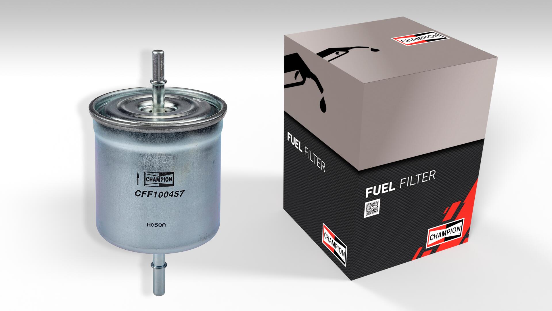 CHAMPION Brændstof-filter cff100457 Lednings 163mm for VOLVO