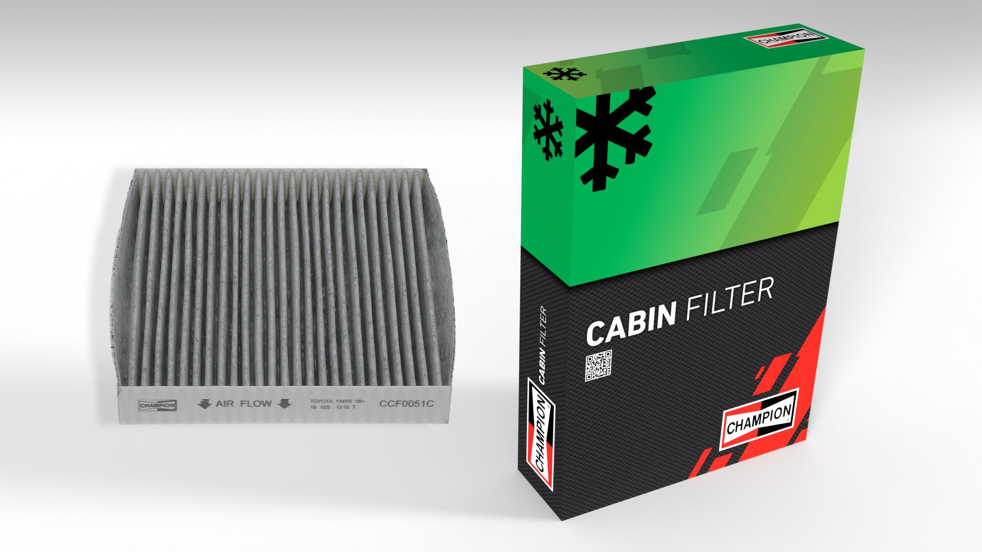 CHAMPION Kabineluftfilter ccf0051c for DAIHATSU FORD JAGUAR TOYOTA LEXUS LAND ROVER TOYOTA (FAW) SUBARU
