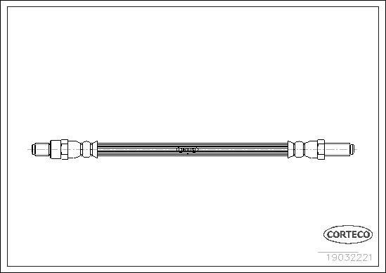 CORTECO 19032221 foraksel for LAND ROVER
