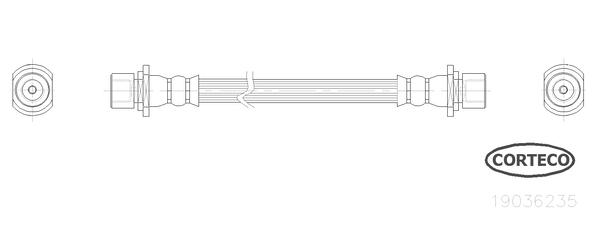 CORTECO 19036235 bagaksel for DAIHATSU