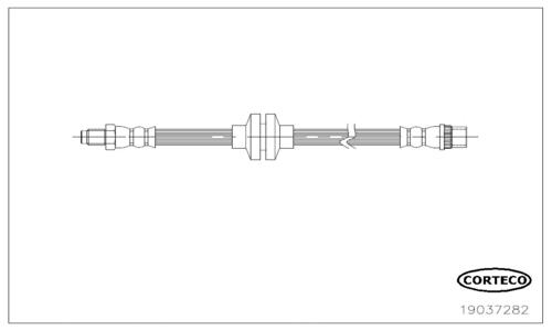 CORTECO Bremseslange 19037282 for DACIA