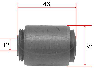 CORTECO Ophæng, bærearm 21652438 foraksel for RENAULT