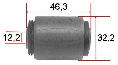CORTECO Ophæng, bærearm 21652451 foraksel for RENAULT
