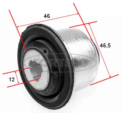 CORTECO Ophæng, bærearm 21652476 foraksel for RENAULT