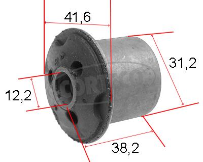 CORTECO Ophæng, bærearm 21652773 foraksel for PEUGEOT
