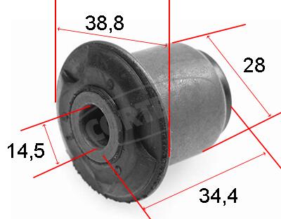 CORTECO Ophæng, bærearm 21652774 foraksel for PEUGEOT