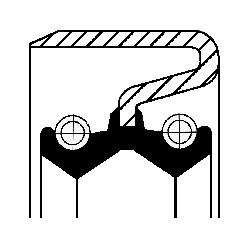 CORTECO 12011383b Drivaksel 68mm for IVECO