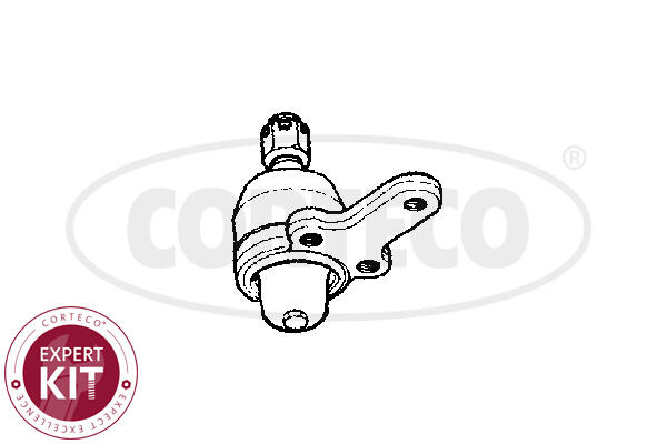 CORTECO Bærekugle 49395843 venstre foraksel for NISSAN