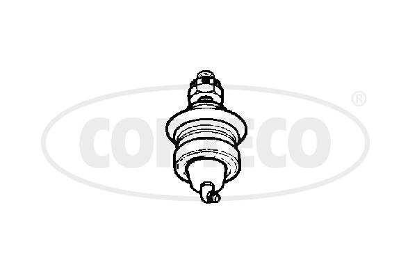 CORTECO Bærekugle 49395858 venstre foraksel for TOYOTA