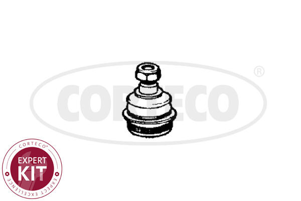 CORTECO Bærekugle 49395879 venstre foraksel for VW