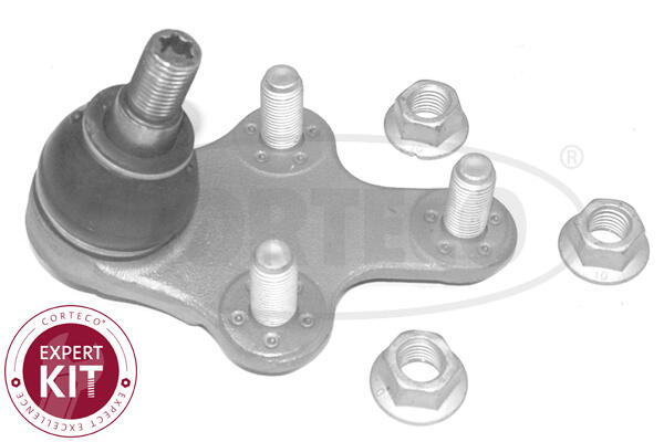 CORTECO Bærekugle 49395953 venstre foraksel for PEUGEOT